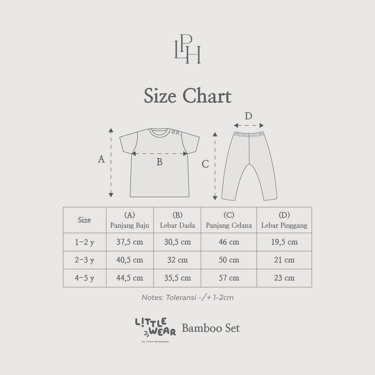 Little Wear Bamboo Set