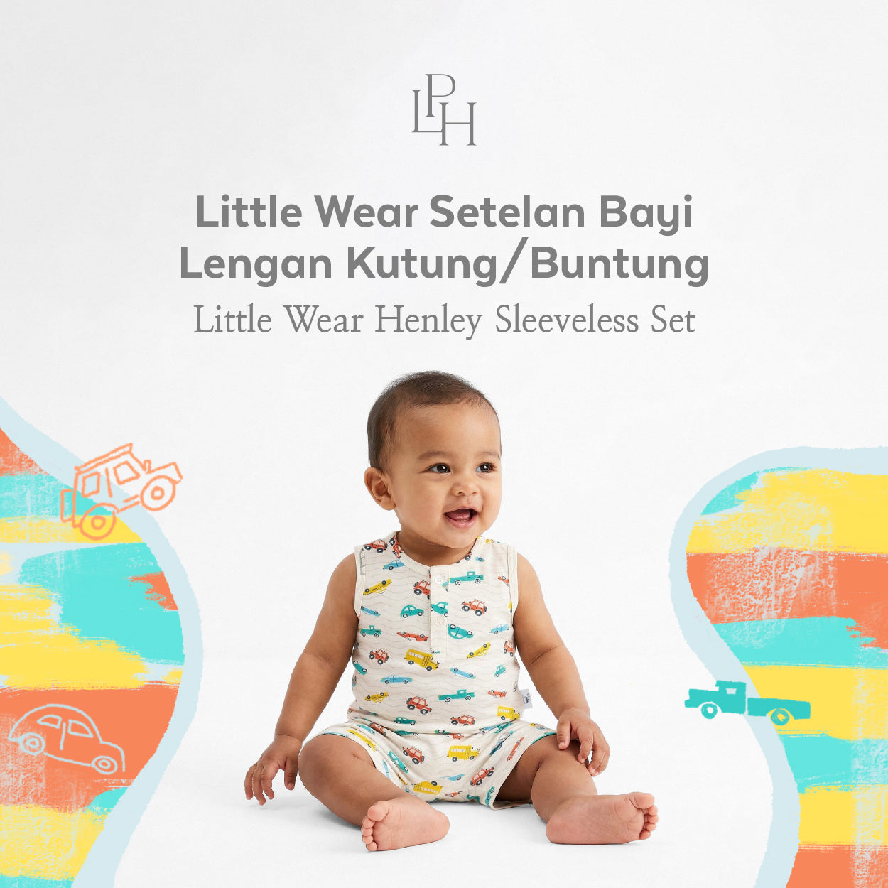 Little Wear Henley Sleeveless Set 41.0