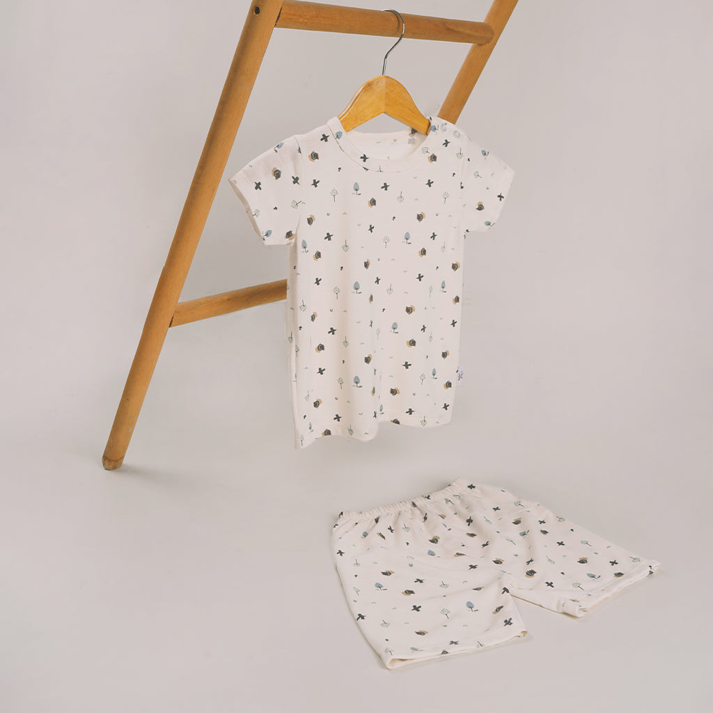 Little Wear Shoulder Button Short Set 22.0