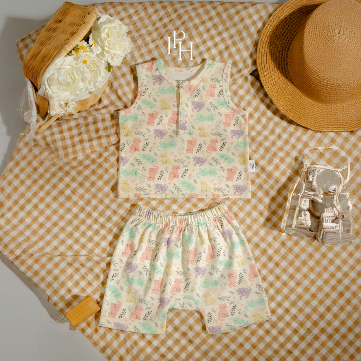 Little Wear Henley Sleeveless Set 40.0
