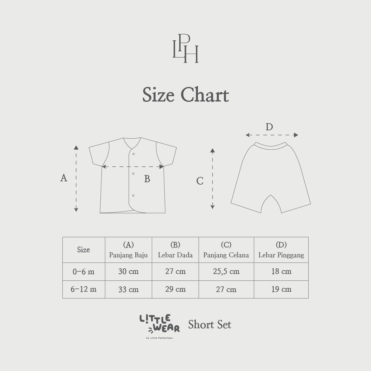 Little Wear 36.0 Short Set