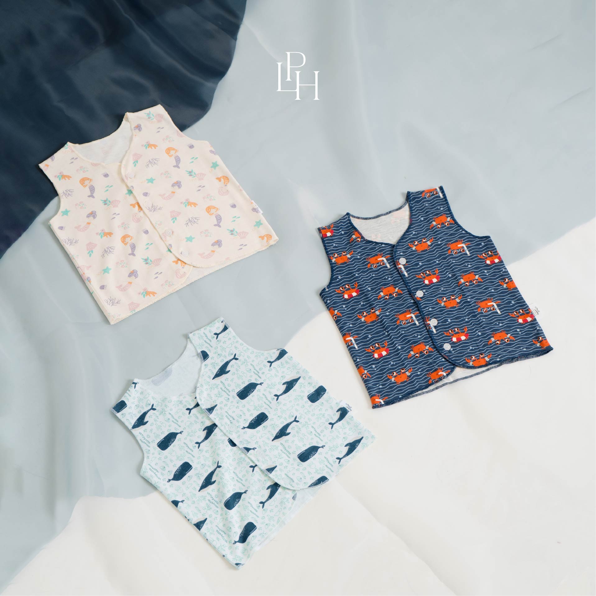 Little Wear Button Sleeveless Set 39.0