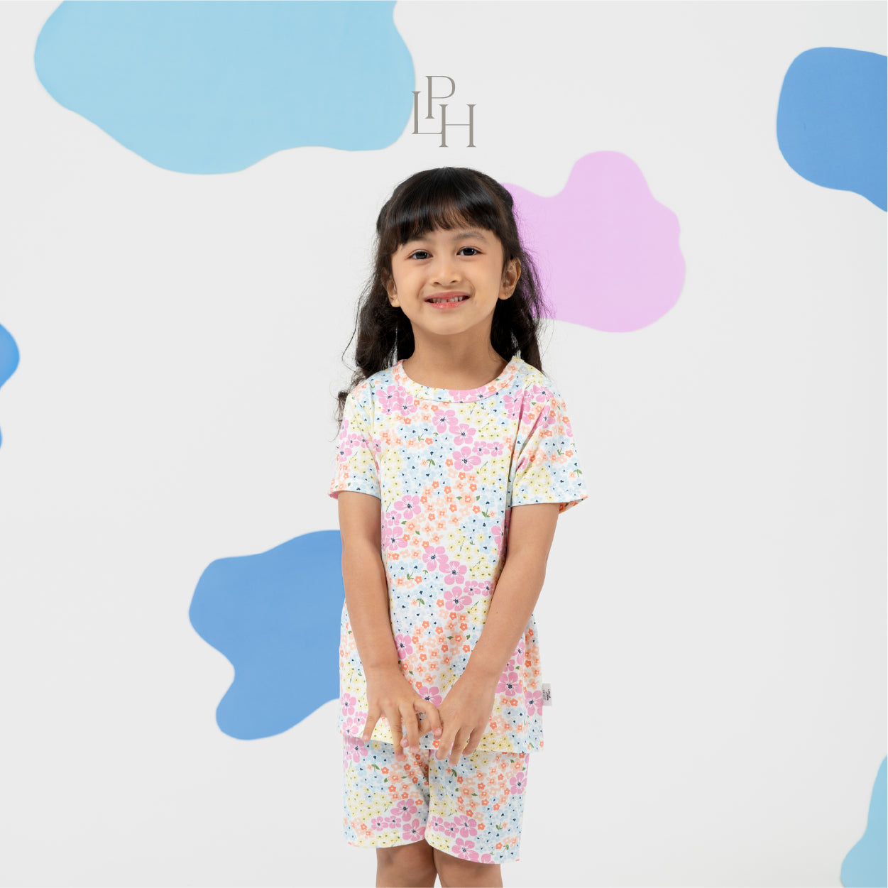 Little Wear Shoulder Button Short Set 38.0