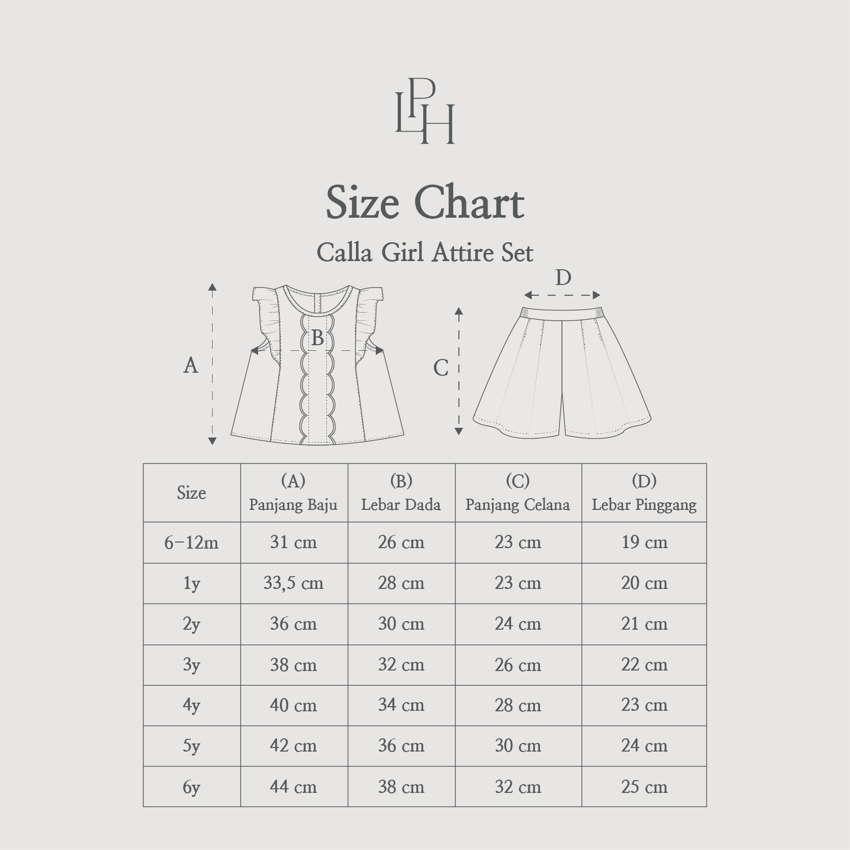 Calla Girl Attire Set