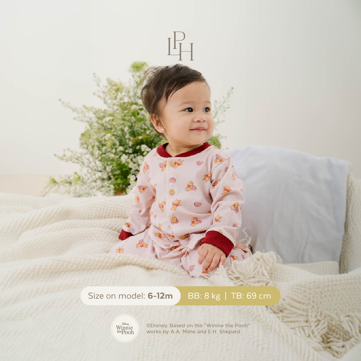 Disney Pooh Sweet Things Baby Pajamas