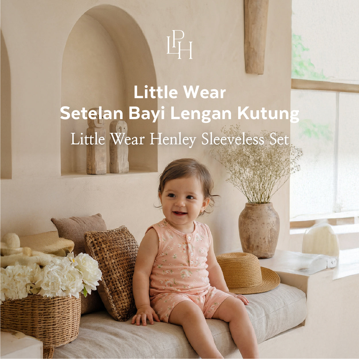 Little Wear Henley Sleeveless Set 40.0