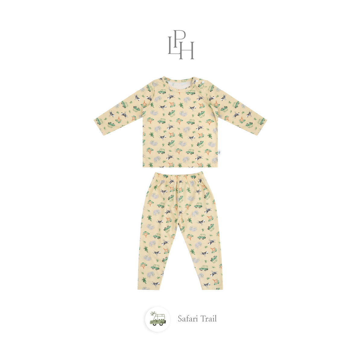 Little Wear Shoulder Button Long Set 45.0