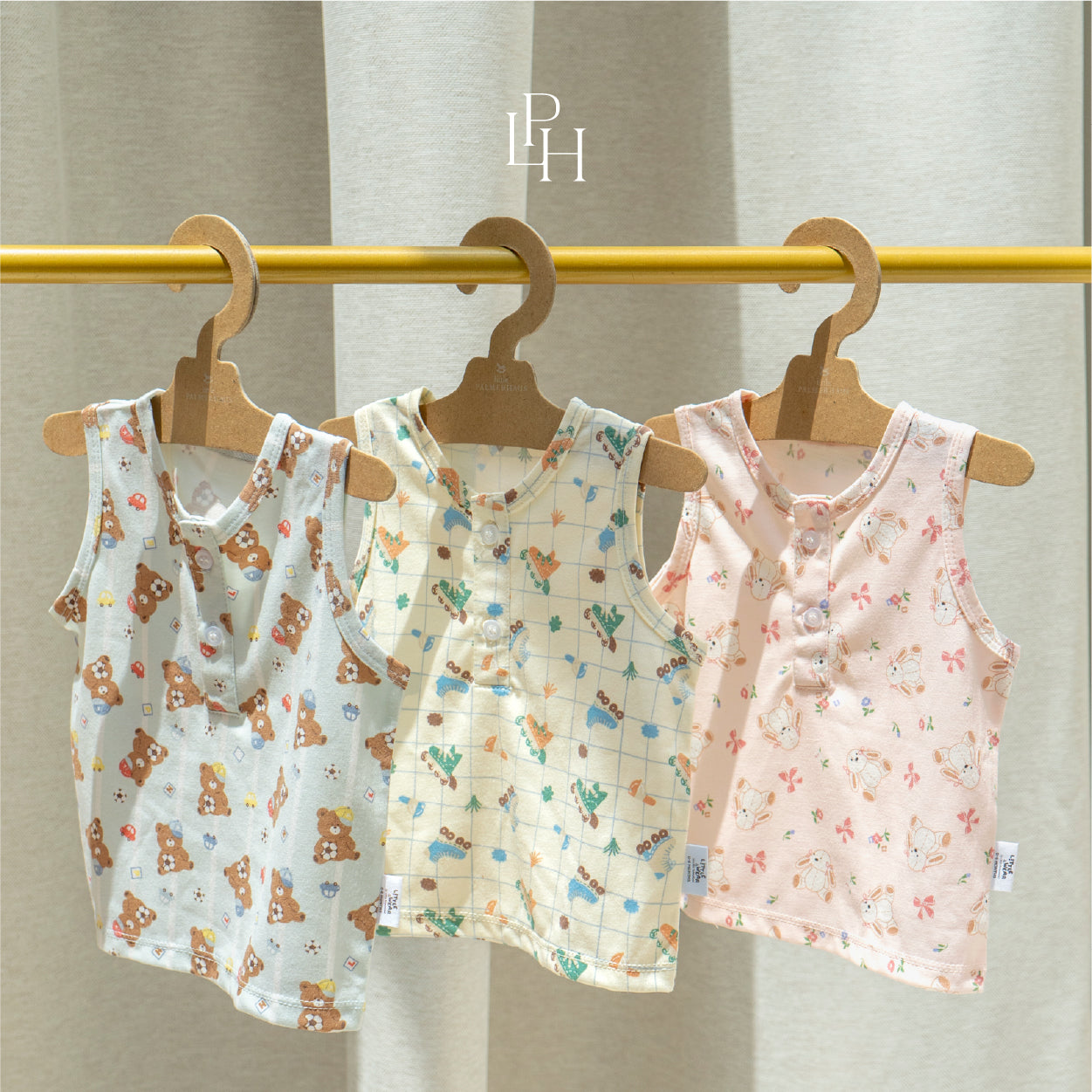 Little Wear Henley Sleeveless Set 37.0