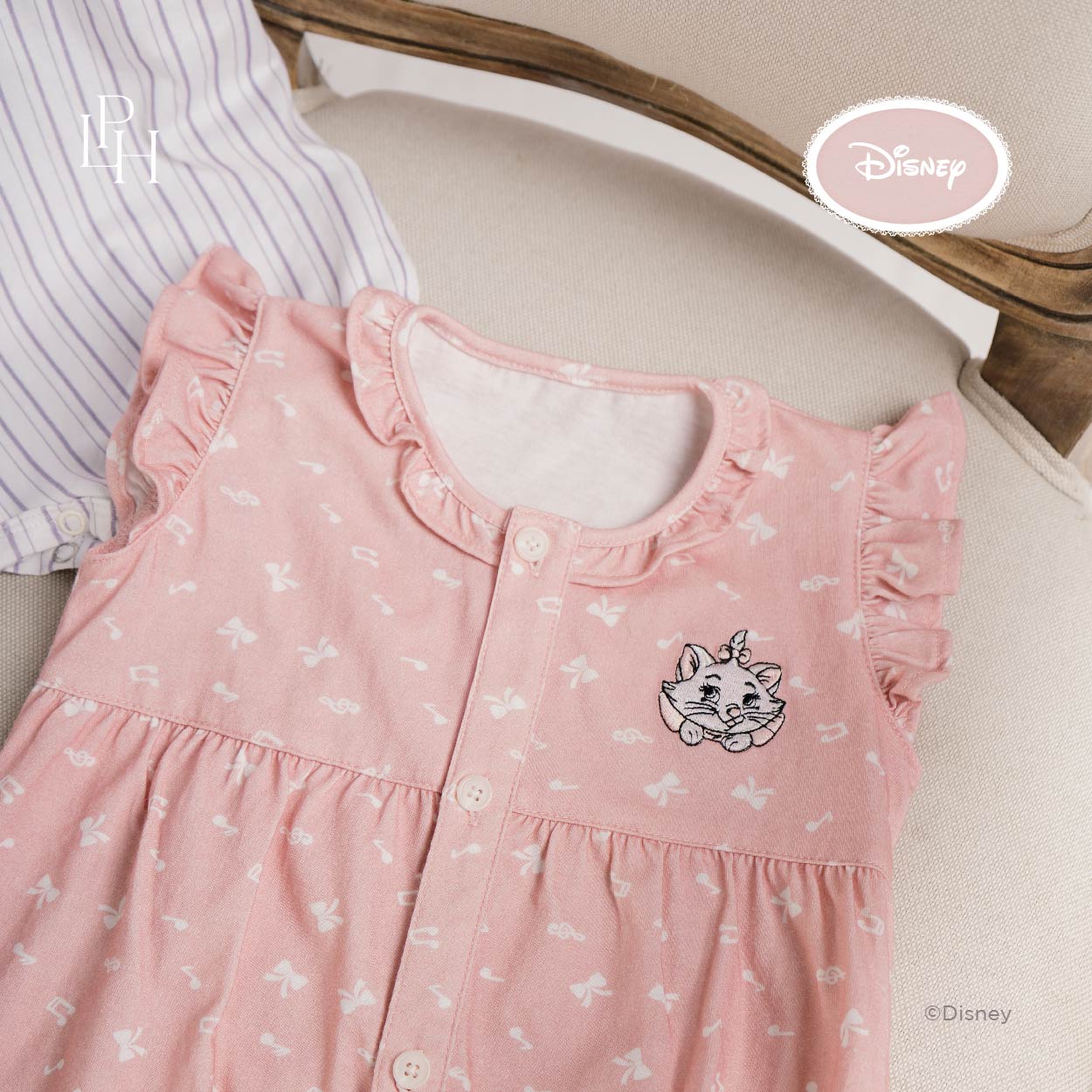 DISNEY MARIE GIRL ROMPER