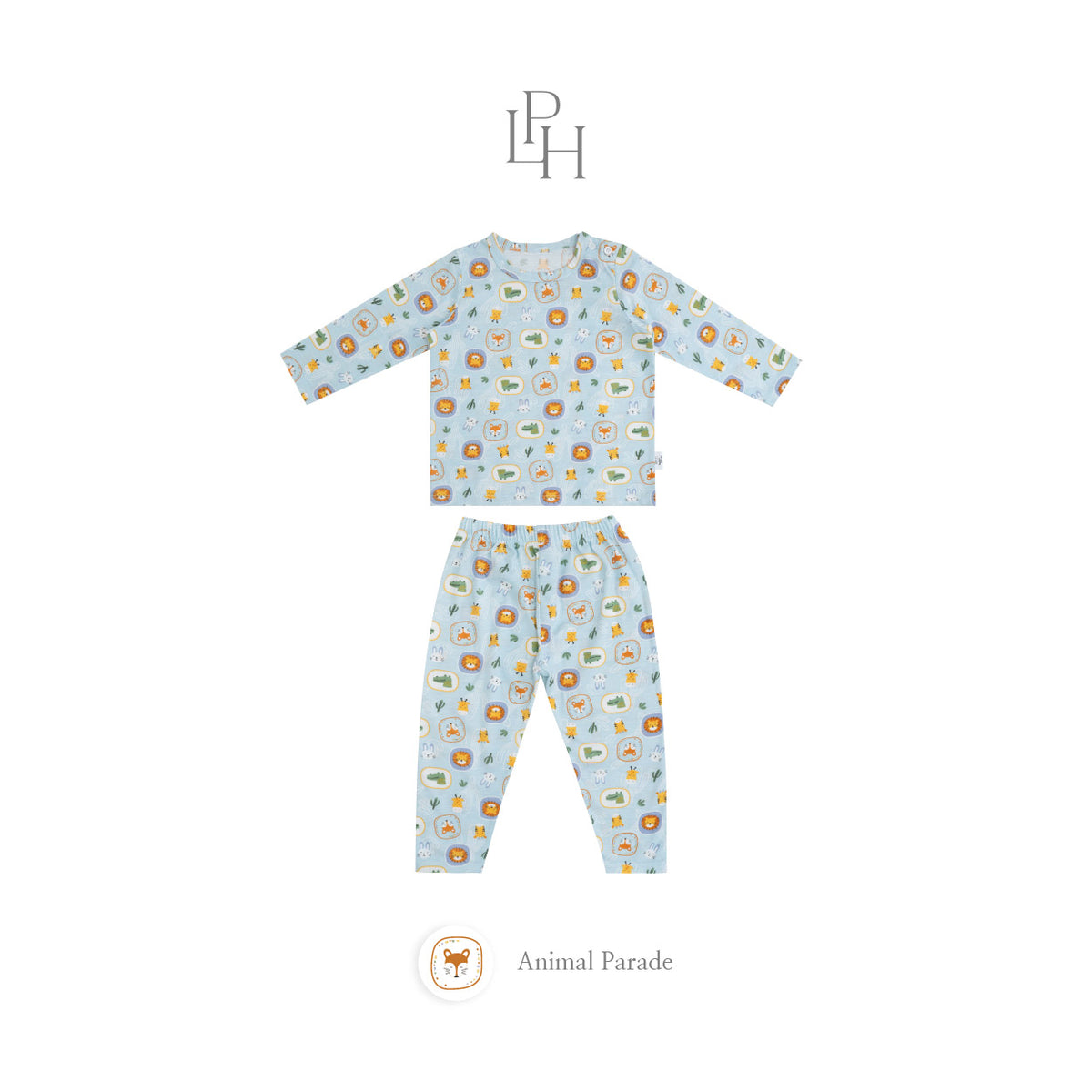 Little Wear Shoulder Button Long Set 45.0