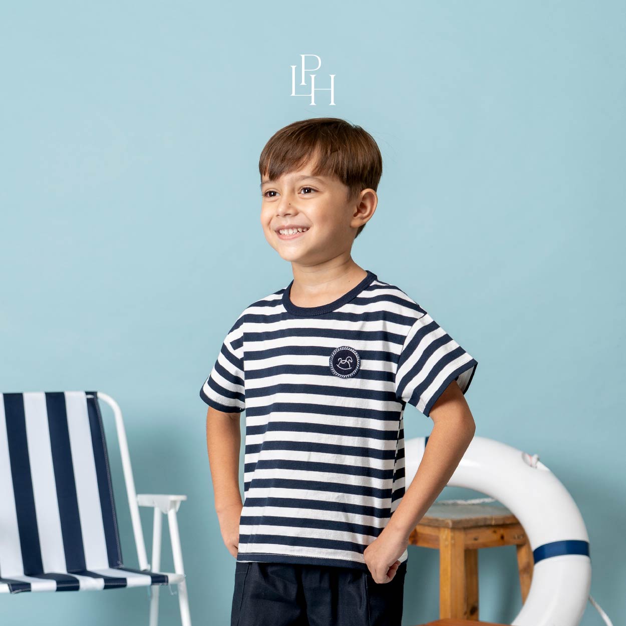 Little Sailor Stripes T-Shirt