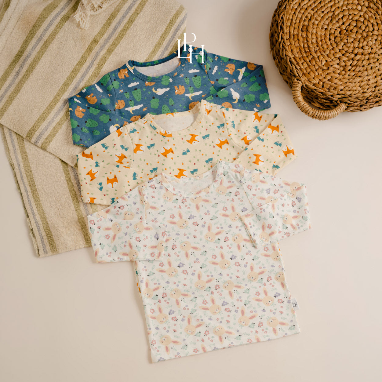 Little Wear Shoulder Button Long Set 42.0