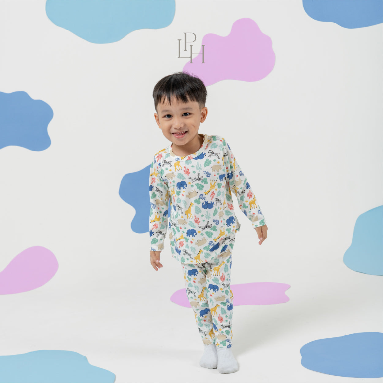 Little Wear Shoulder Button Long Set 38.0