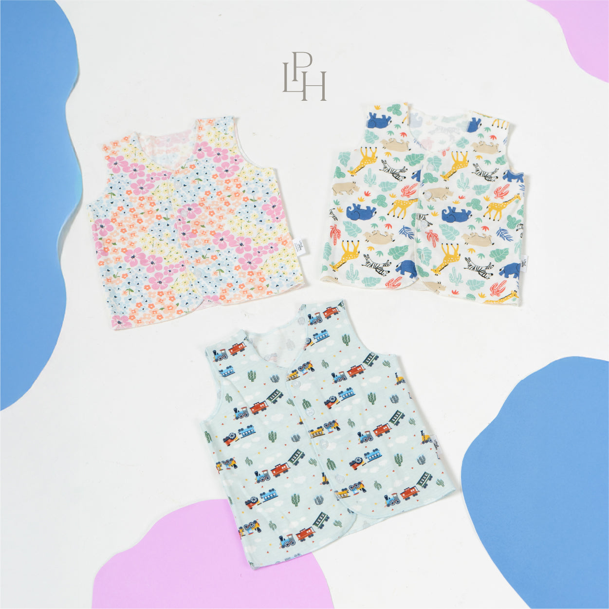 Little Wear Button Sleeveless Set 38.0