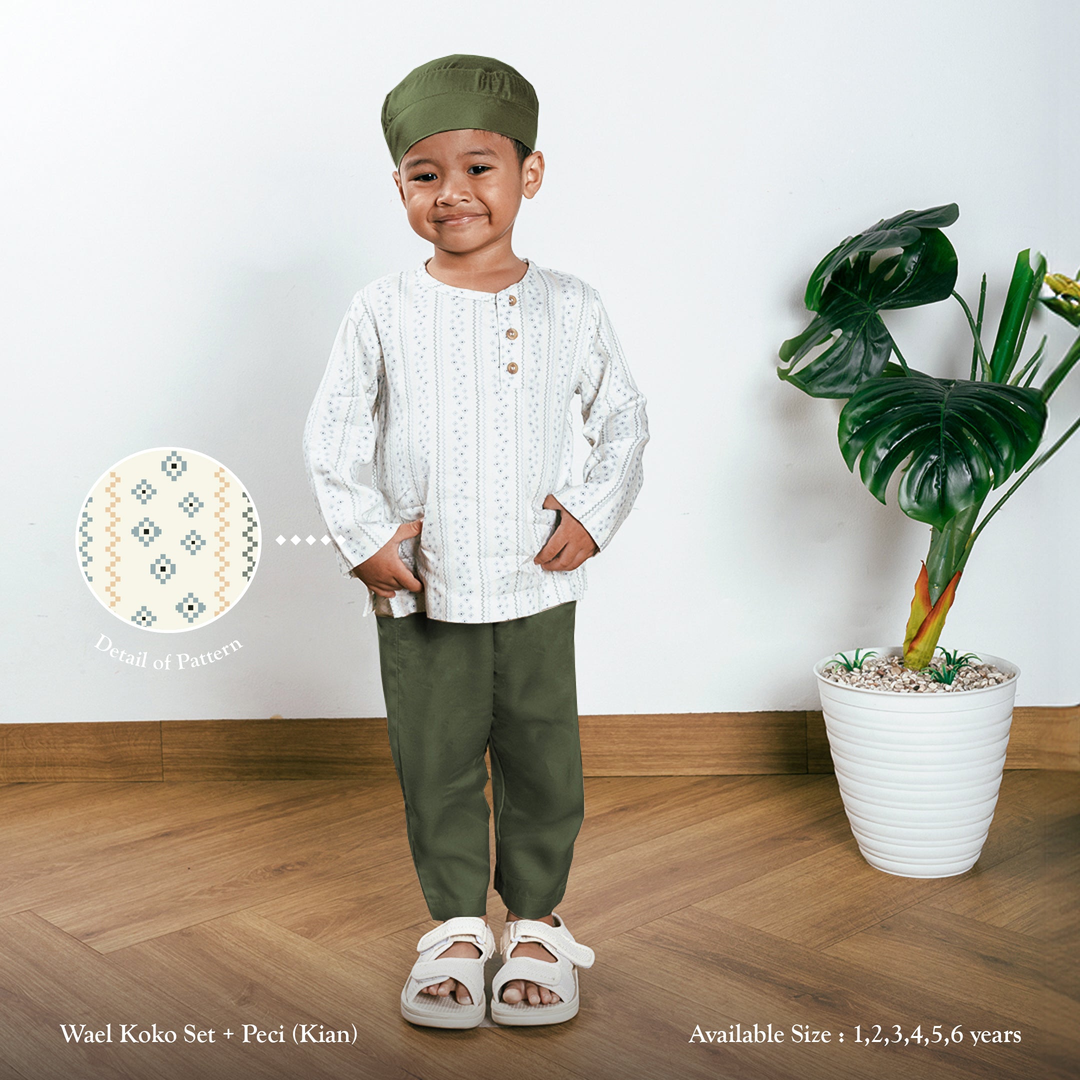 Wael Koko Set + Peci