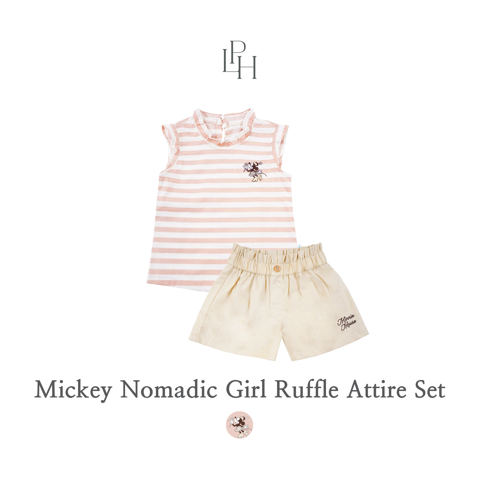 Mickey Nomadic Girl Ruffle Attire Set