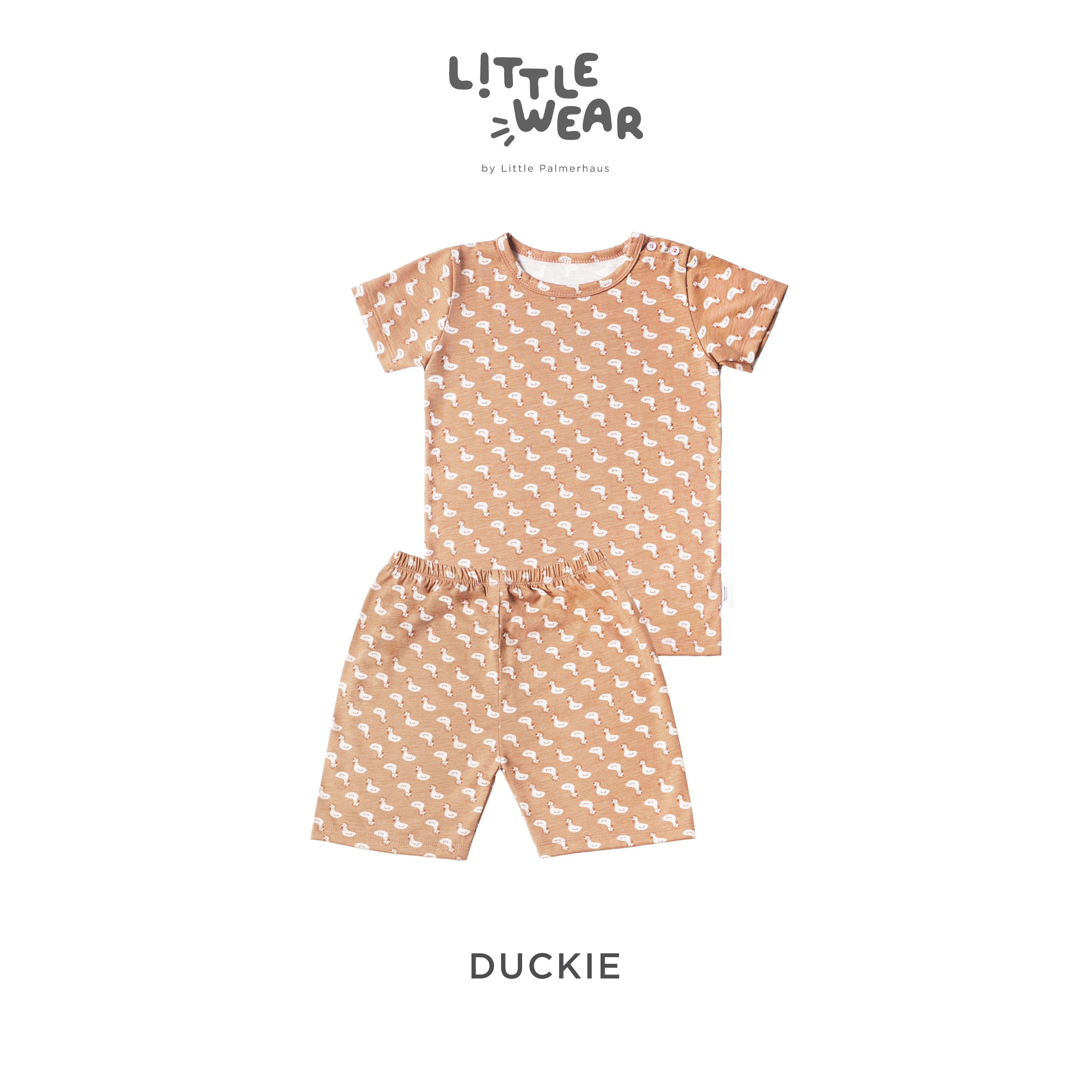Little Wear Shoulder Button Short Sleeve 13.0