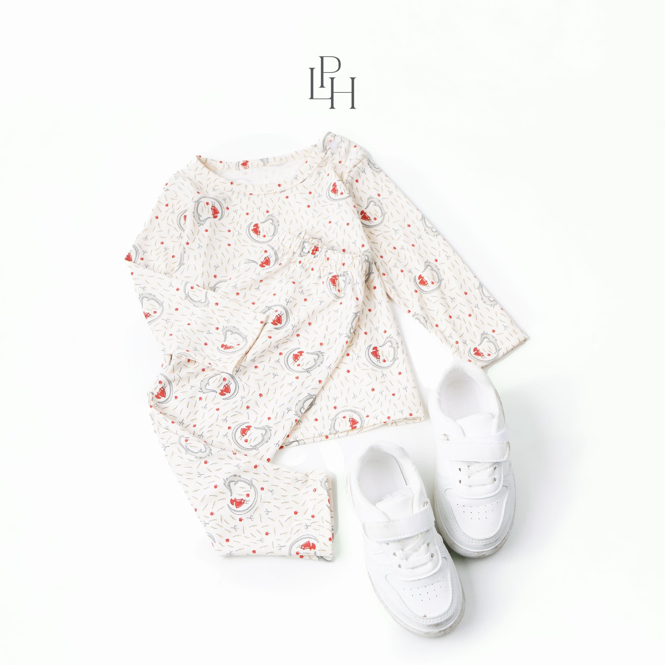 Little Wear Shoulder Button Long Set 28.0