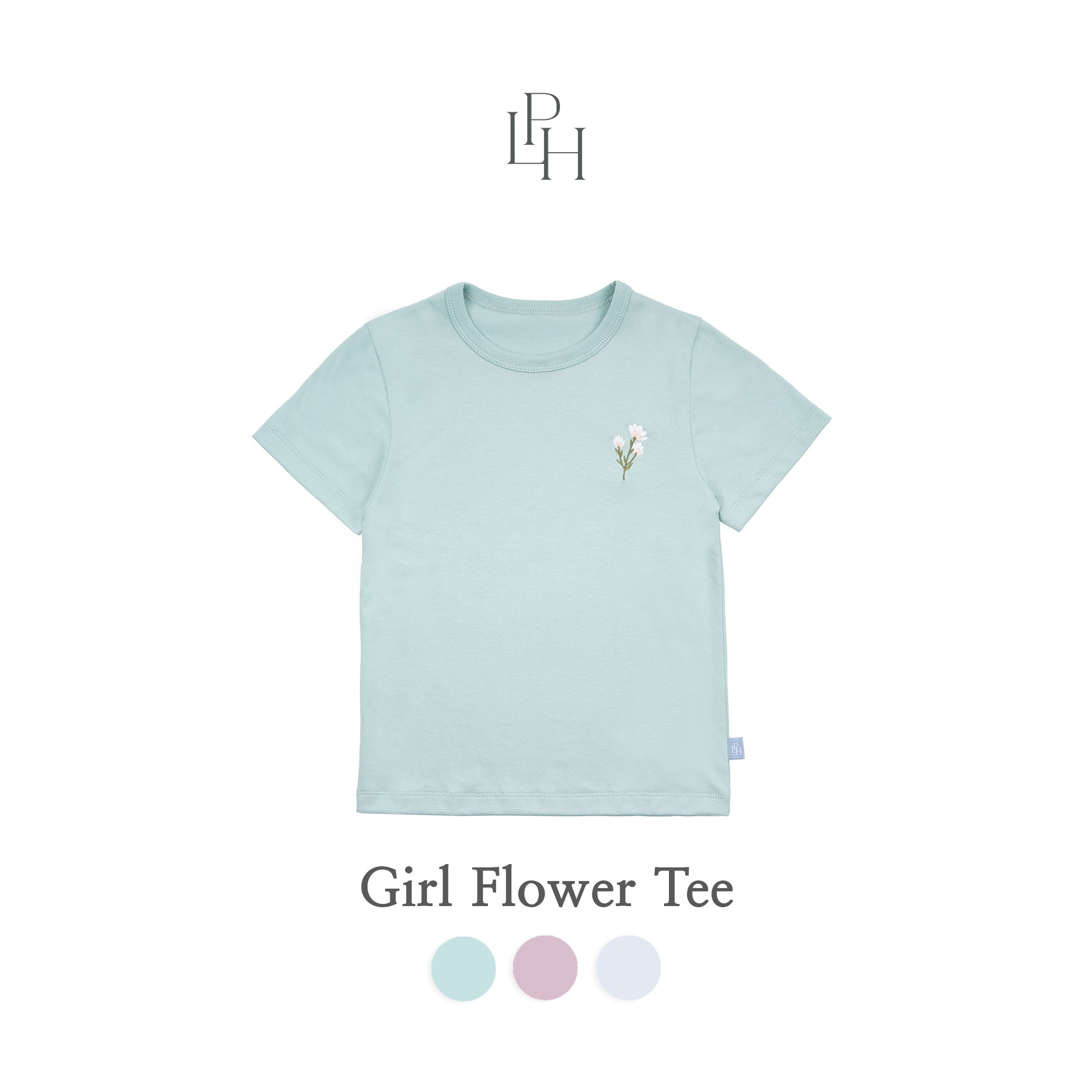 Girls Flower Tee