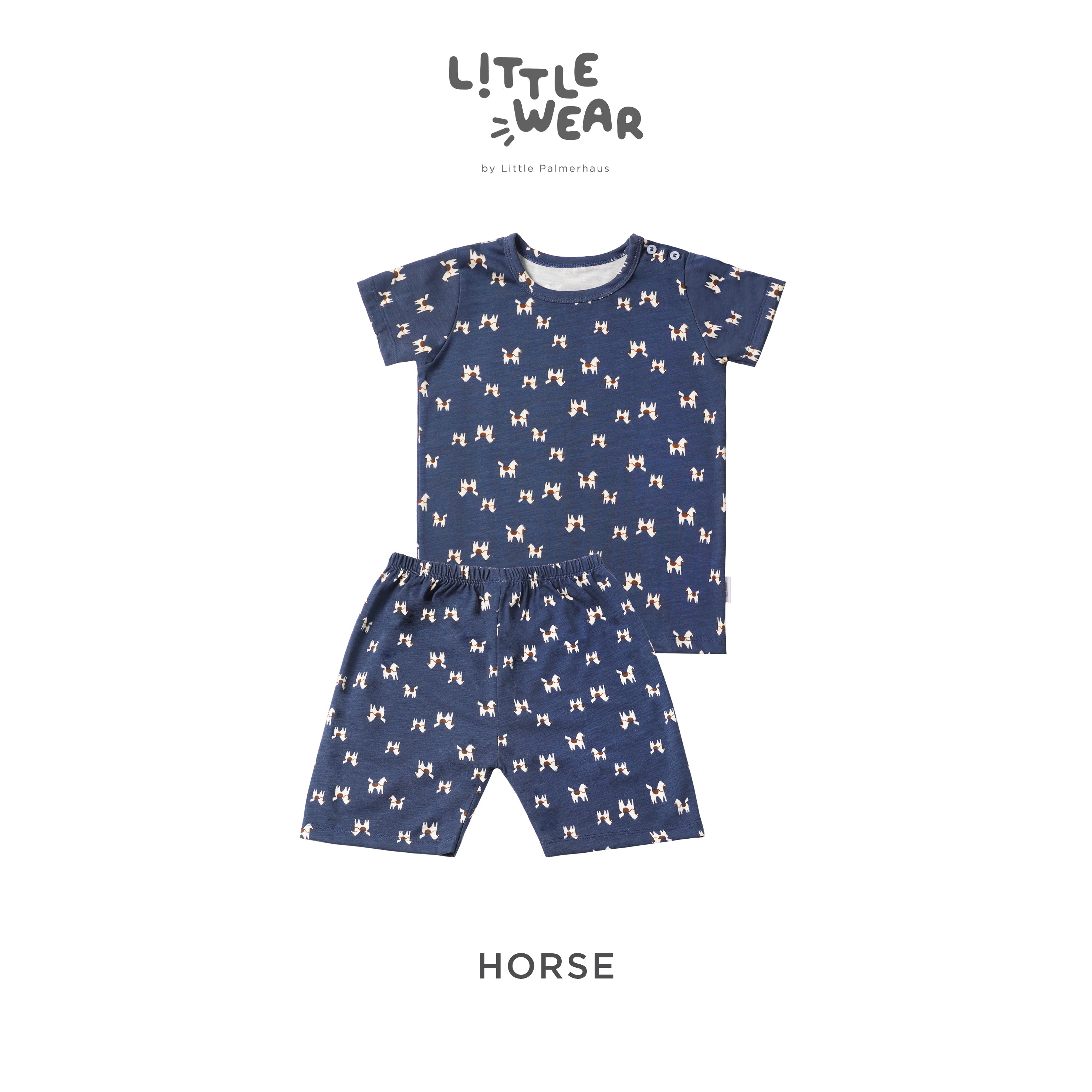 Little Wear Shoulder Button Short Sleeve 13.0