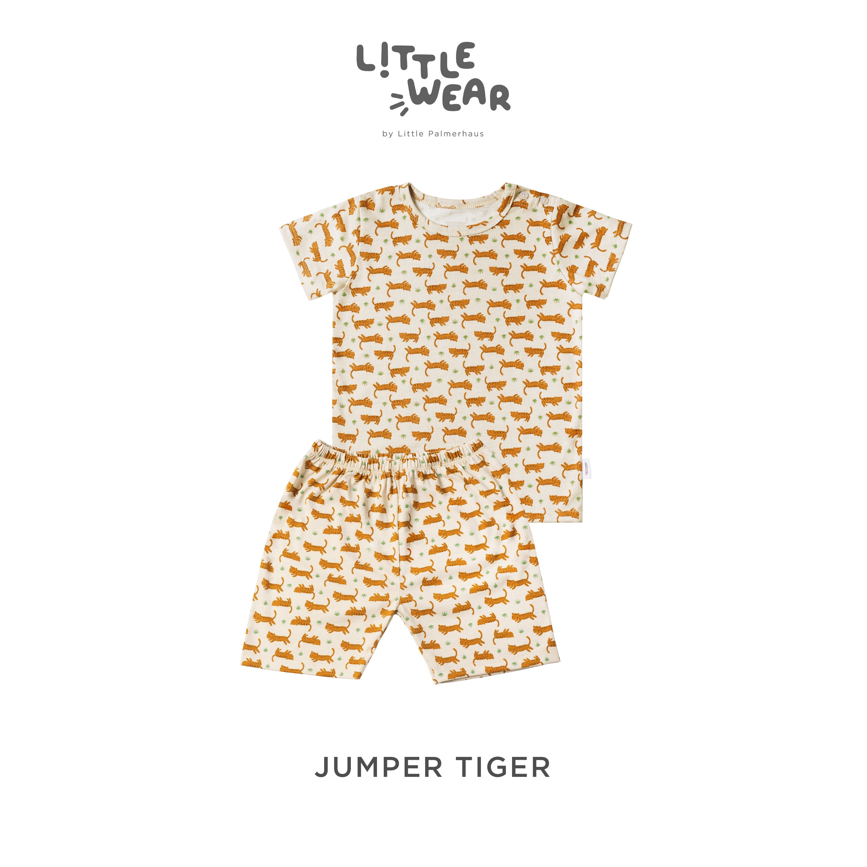 Little Wear Shoulder Button Short Sleeve 13.0