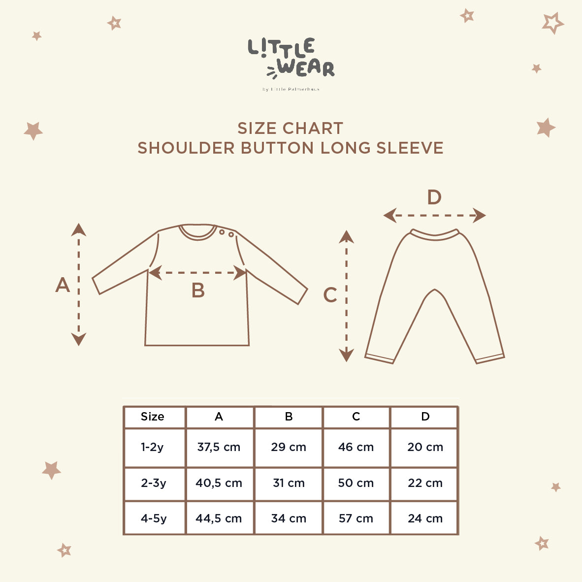 Little Wear Shoulder Button Long Set 15.0