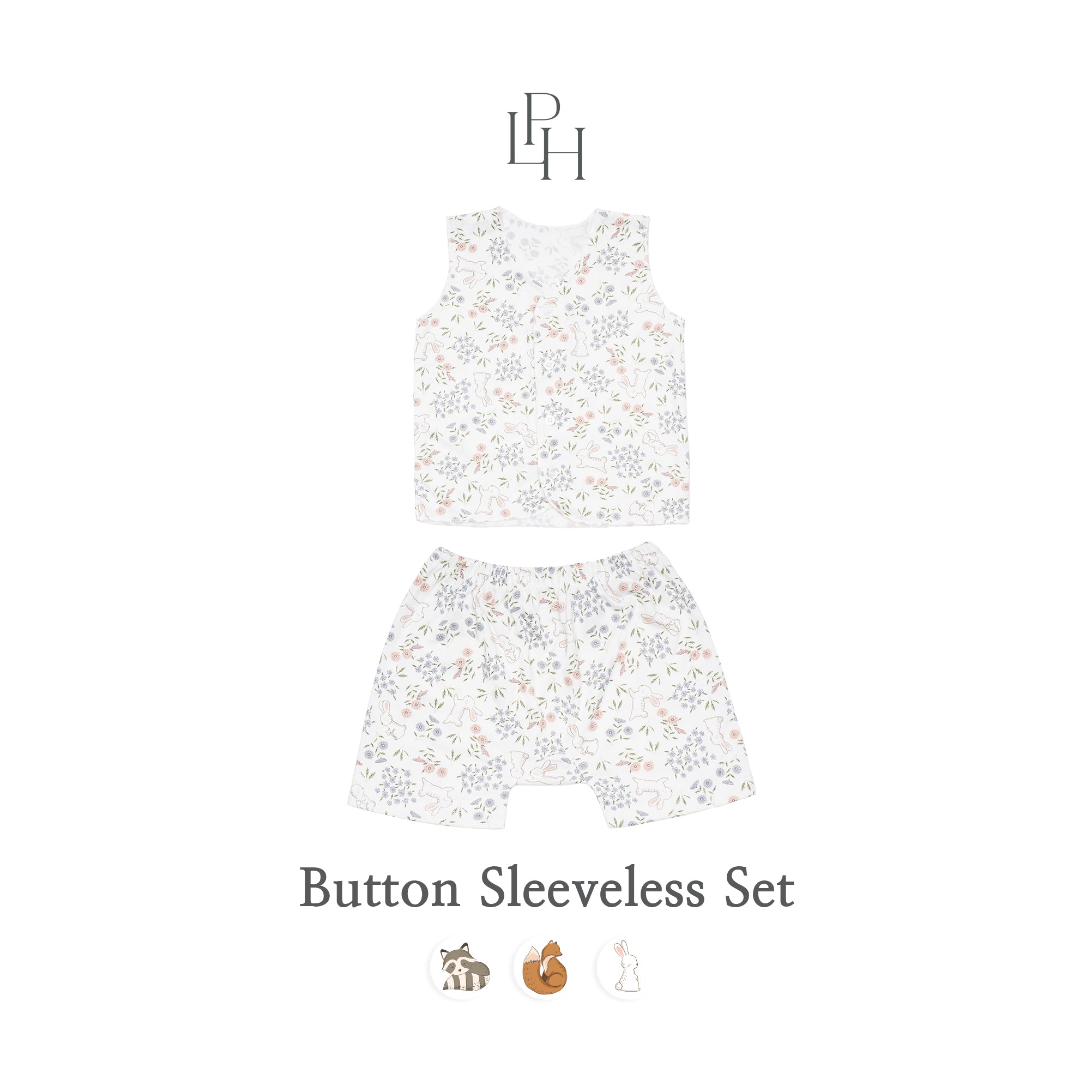 Little Wear Button Sleeveless Set 27.0