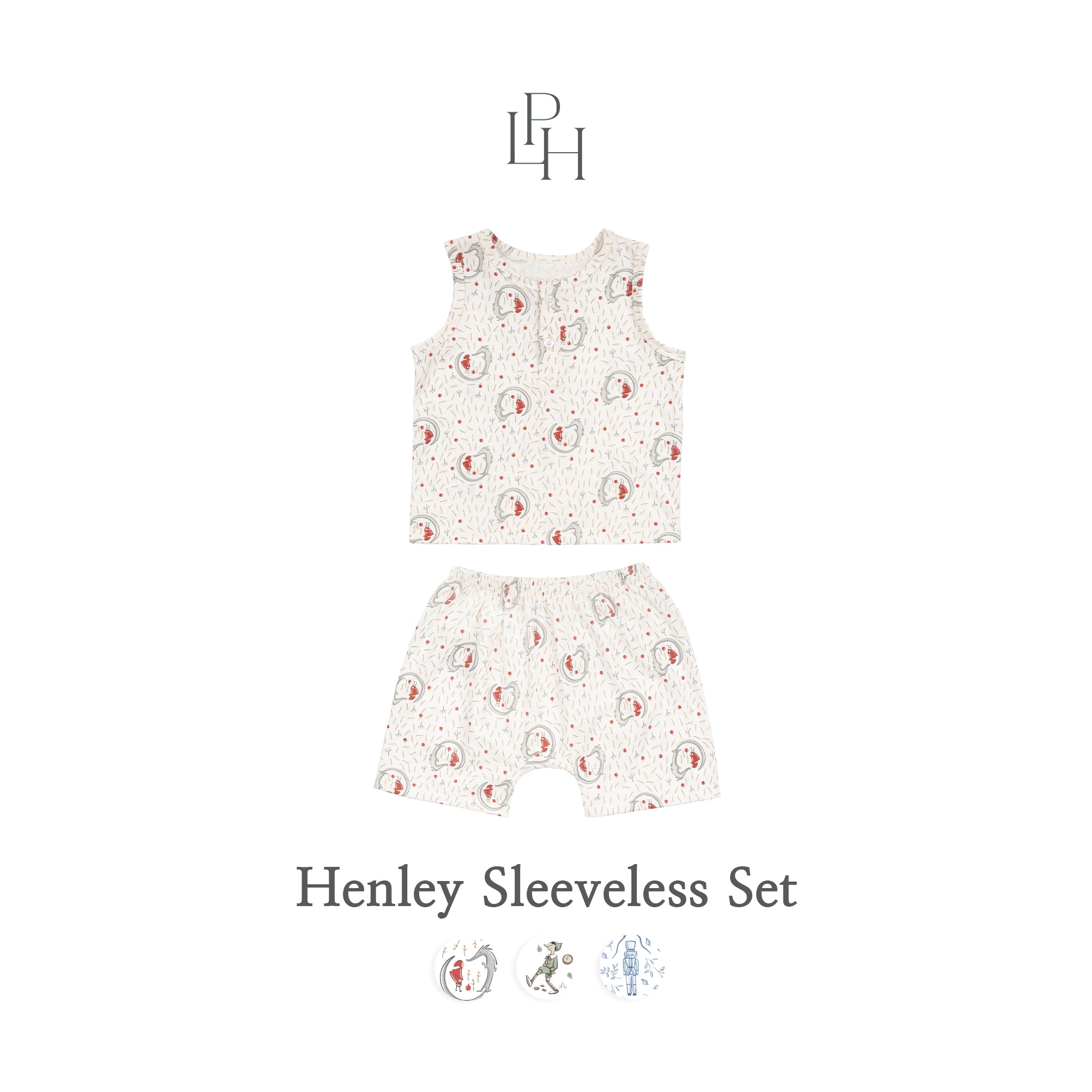 Little Wear Henley Sleeveless Set 28.0
