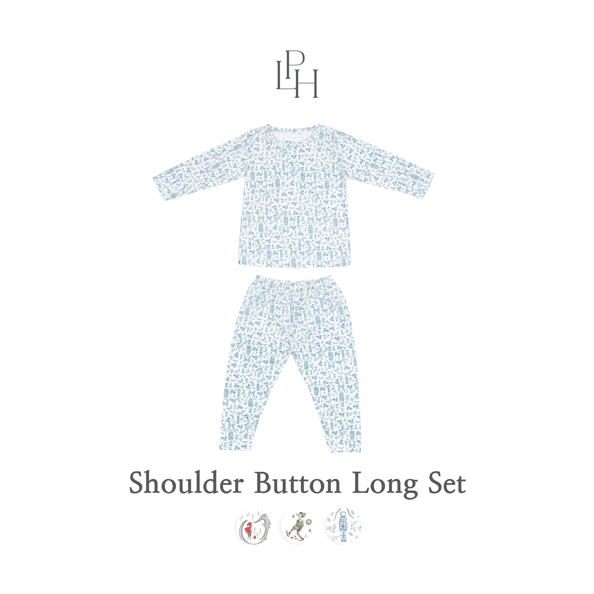 Little Wear Shoulder Button Long Set 28.0