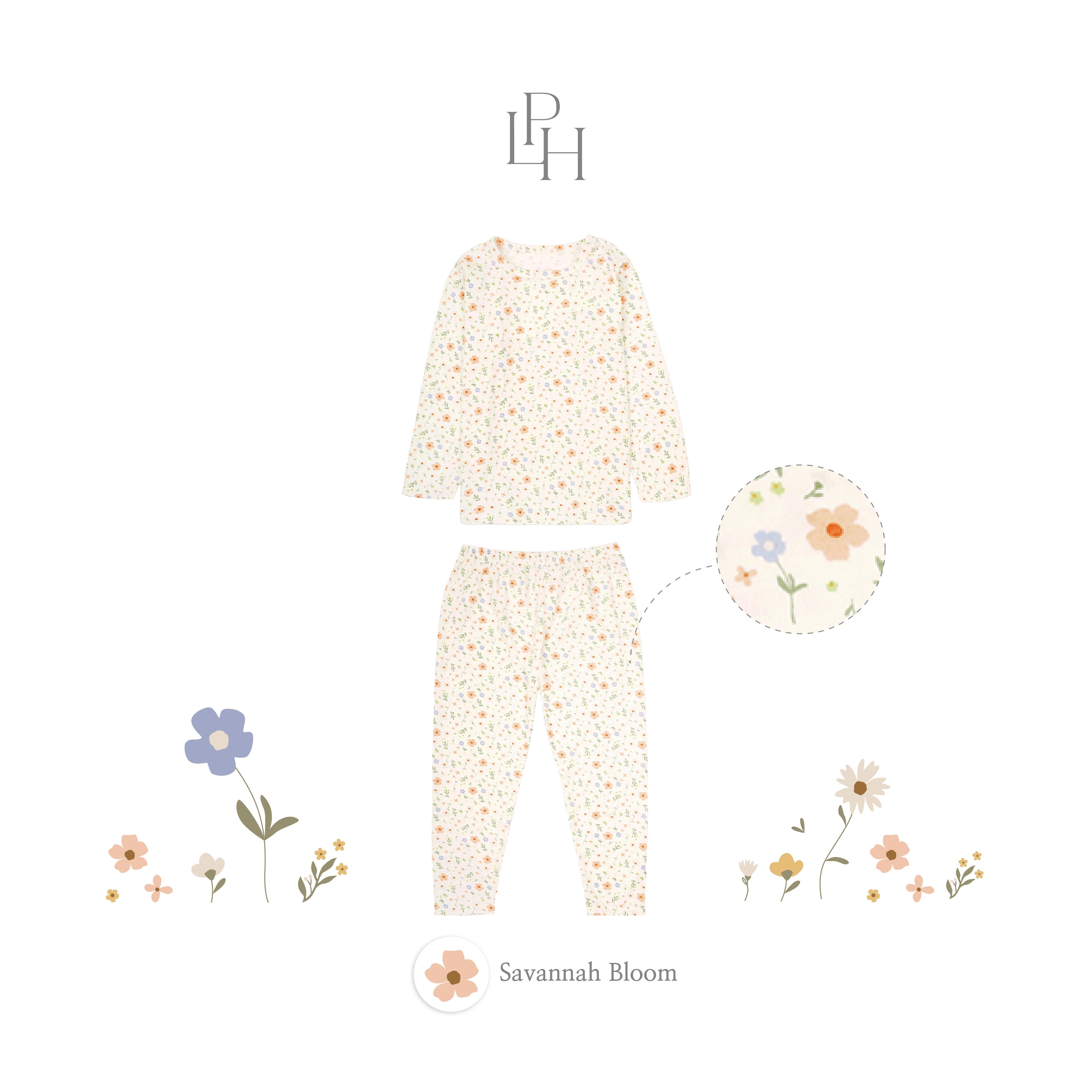 Little Wear Shoulder Button Long Set 29.0
