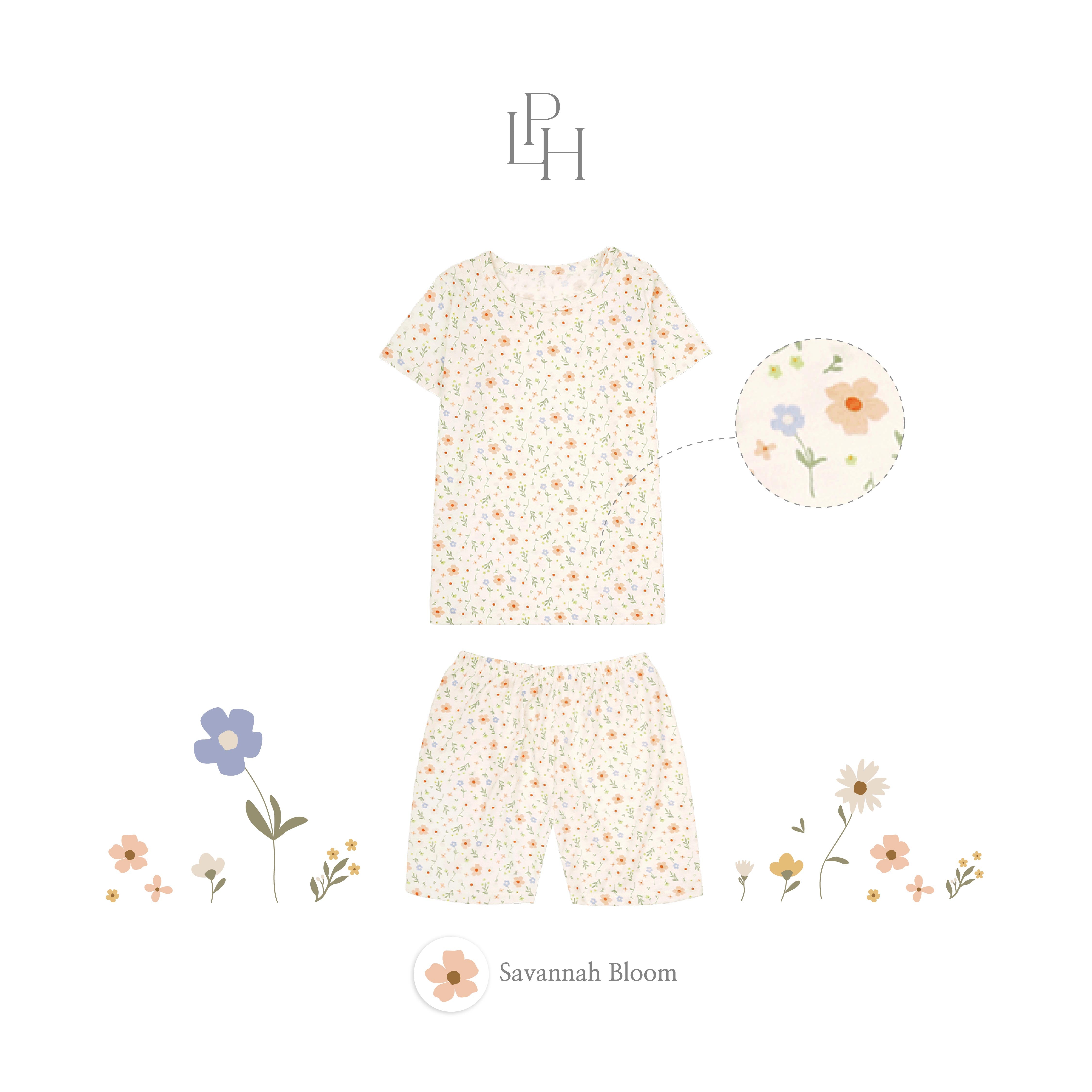 Little Wear Shoulder Button Short Set 29.0
