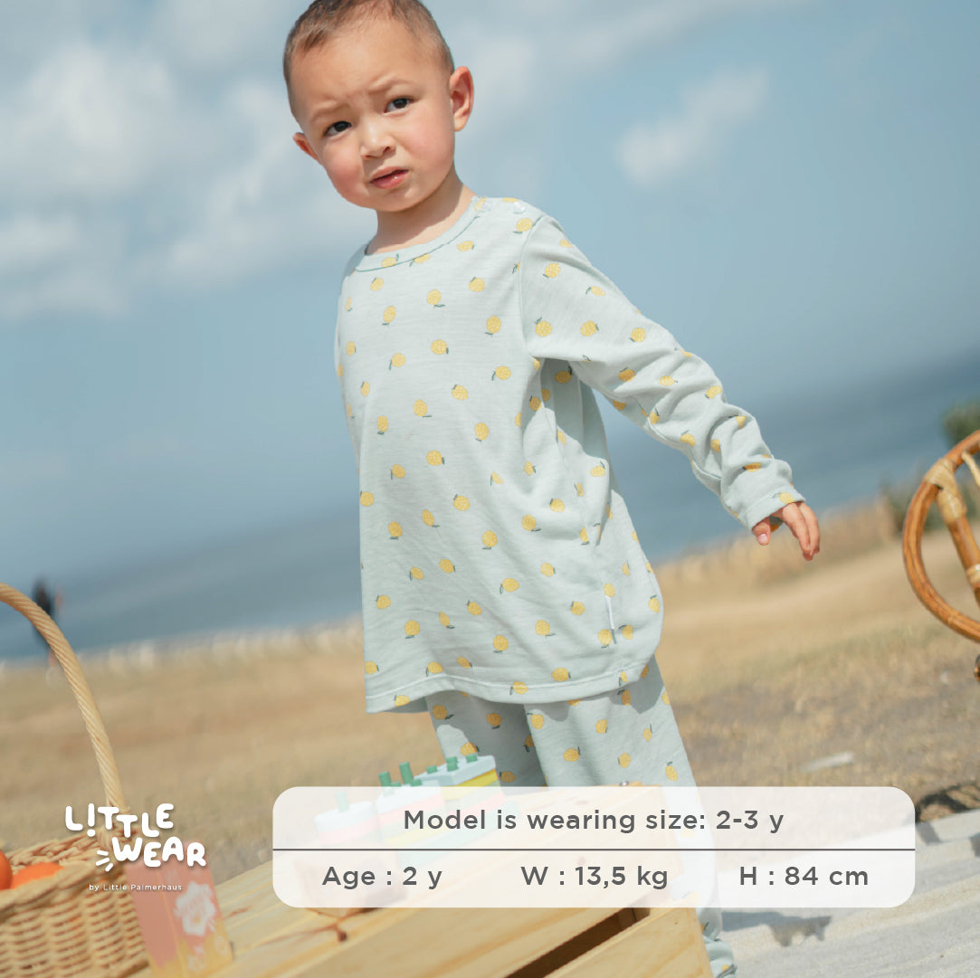 Little Wear Shoulder Button Long Set 18.0