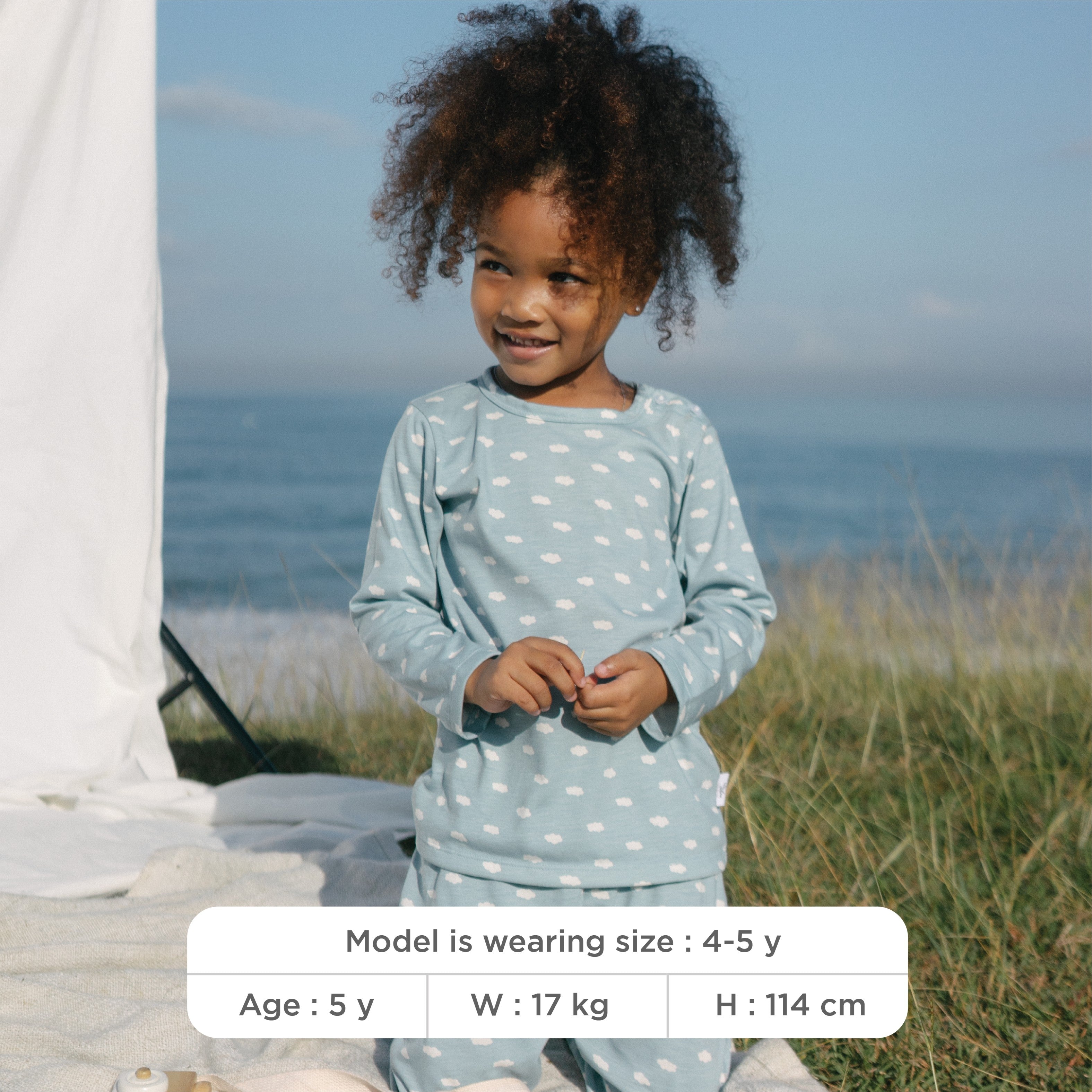 Little Wear Shoulder Button Long Set 15.0