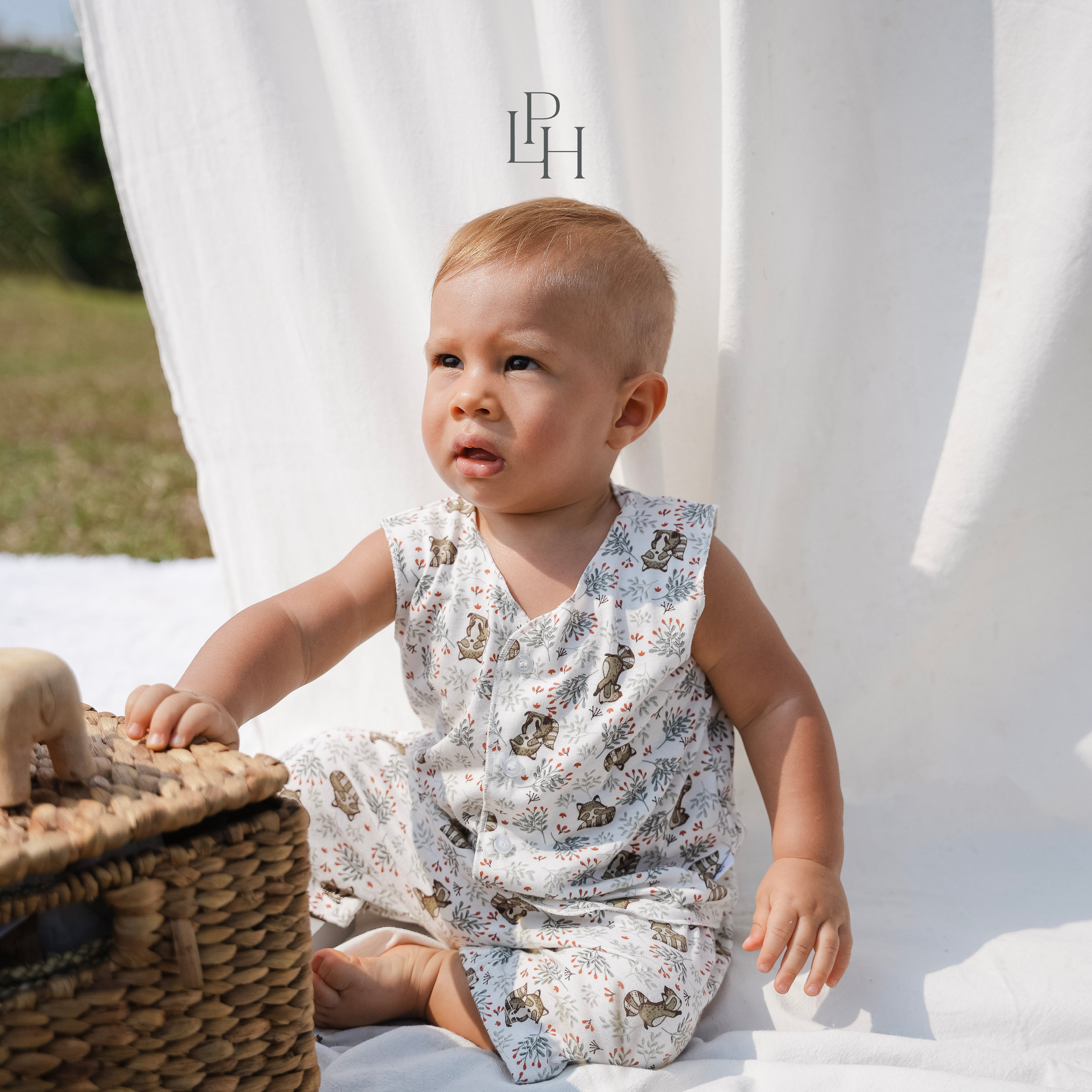 Little Wear Button Sleeveless Set 27.0