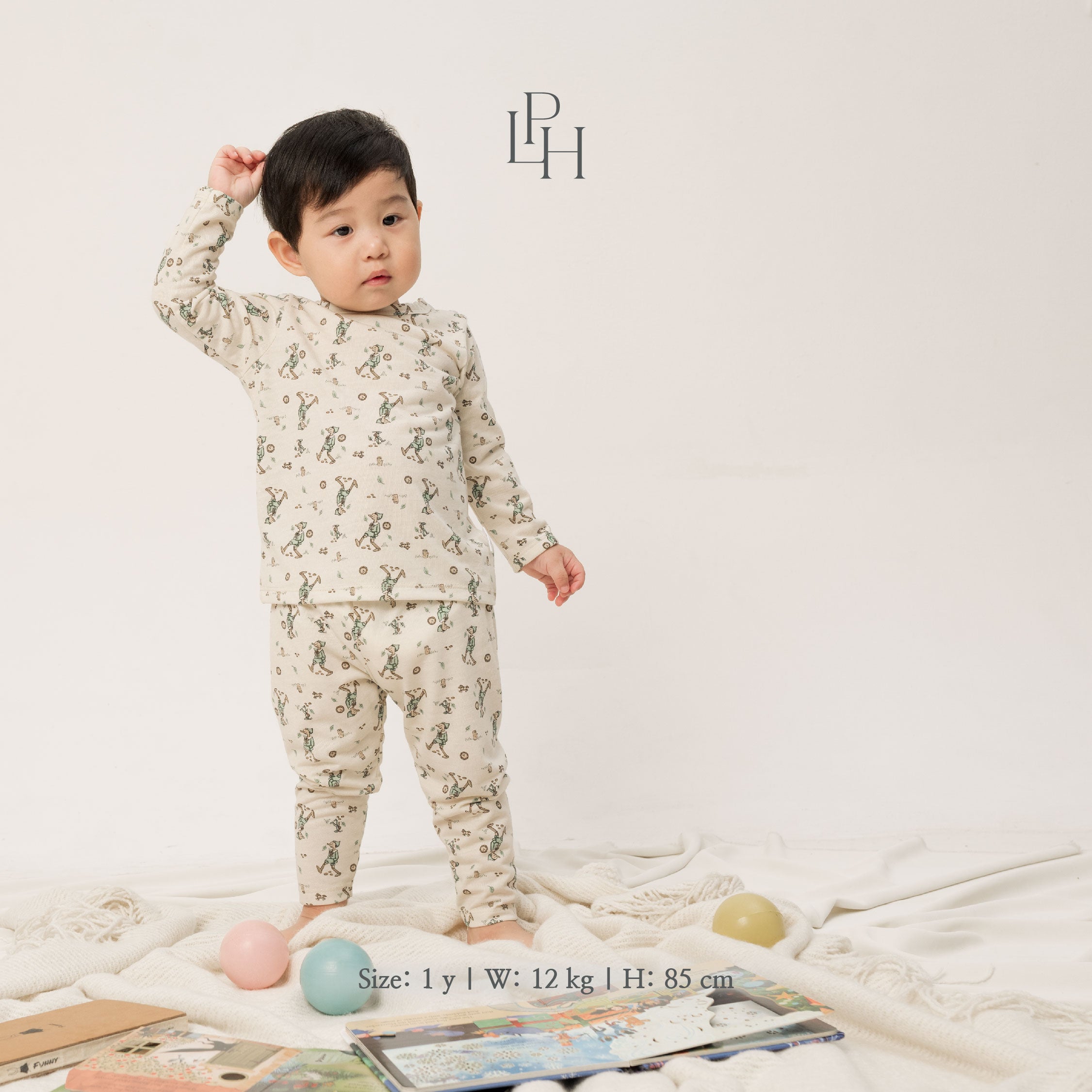 Little Wear Shoulder Button Long Set 28.0