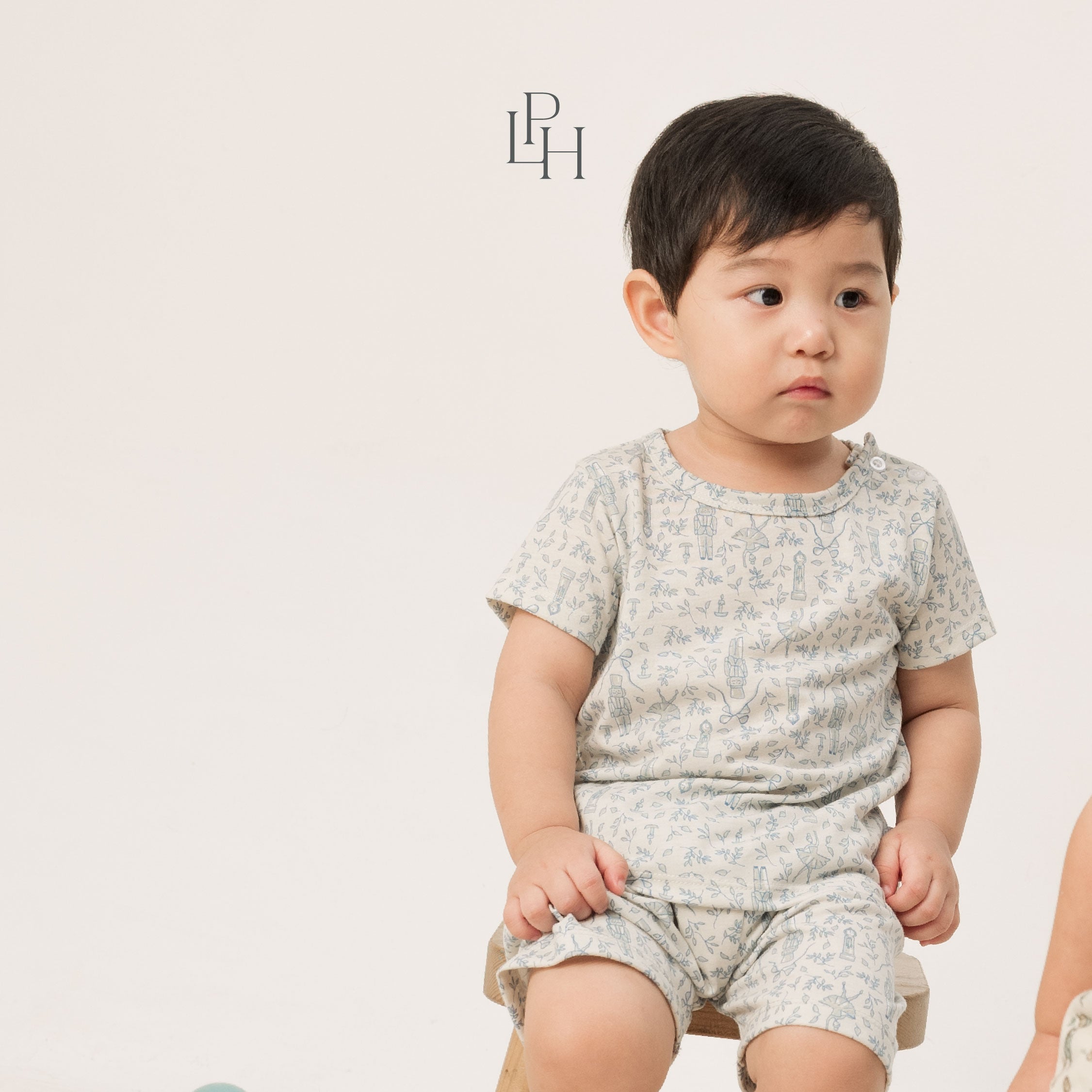 Little Wear Shoulder Button Short Set 28.0