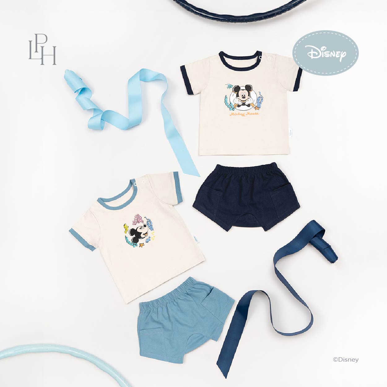 Disney Island Mickey Baby Attire Set