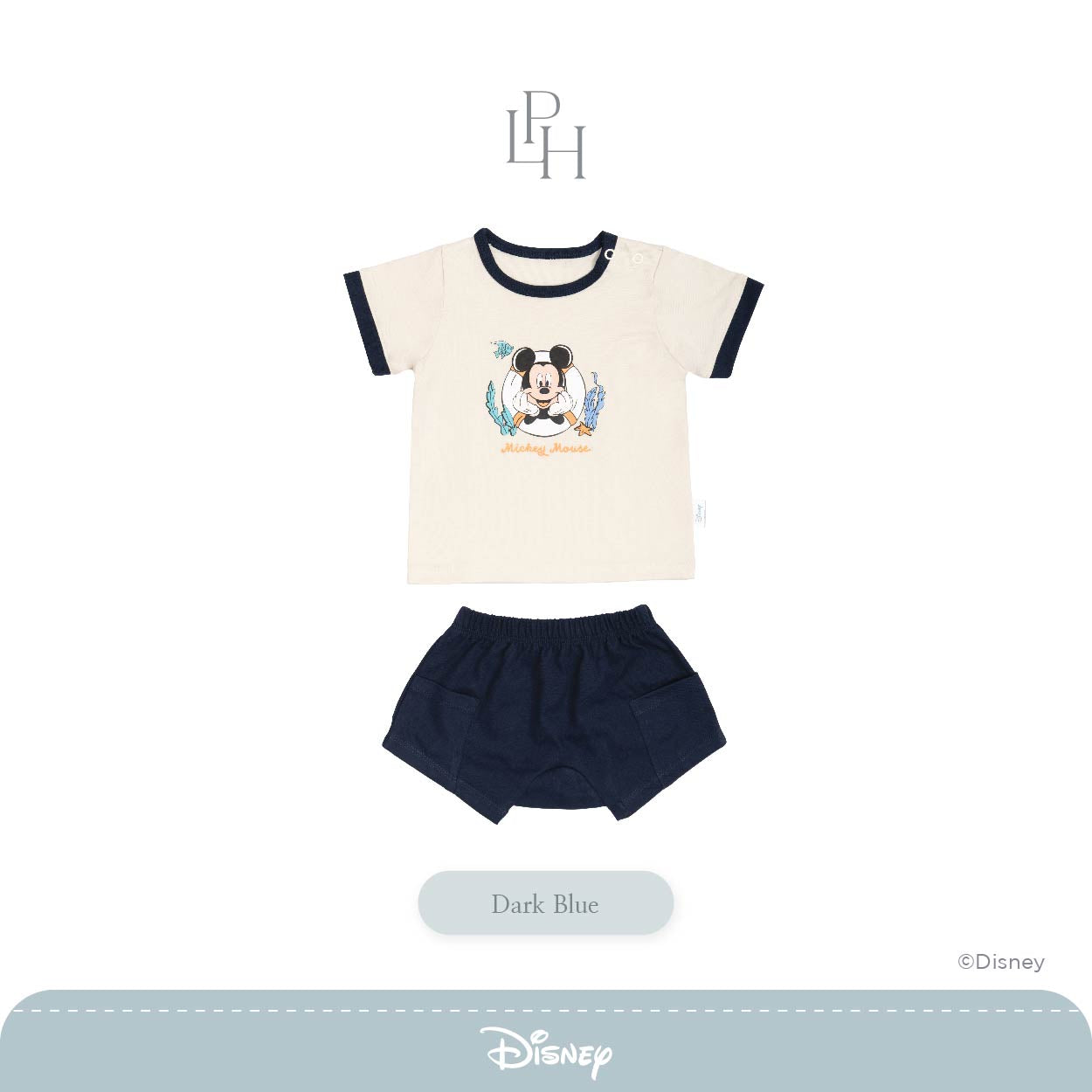 Disney Island Mickey Baby Attire Set
