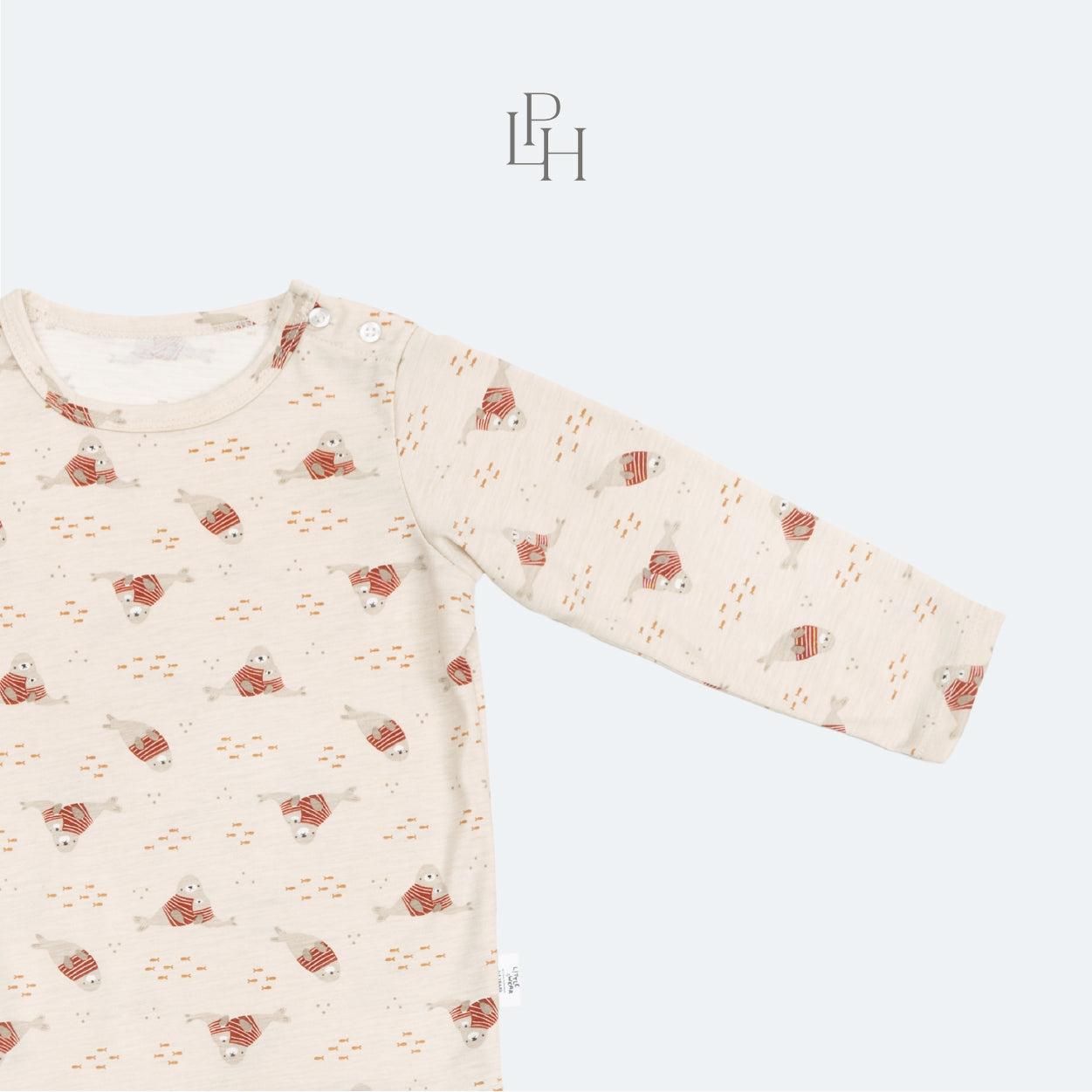 Little Wear Shoulder Button Long Set 34.0