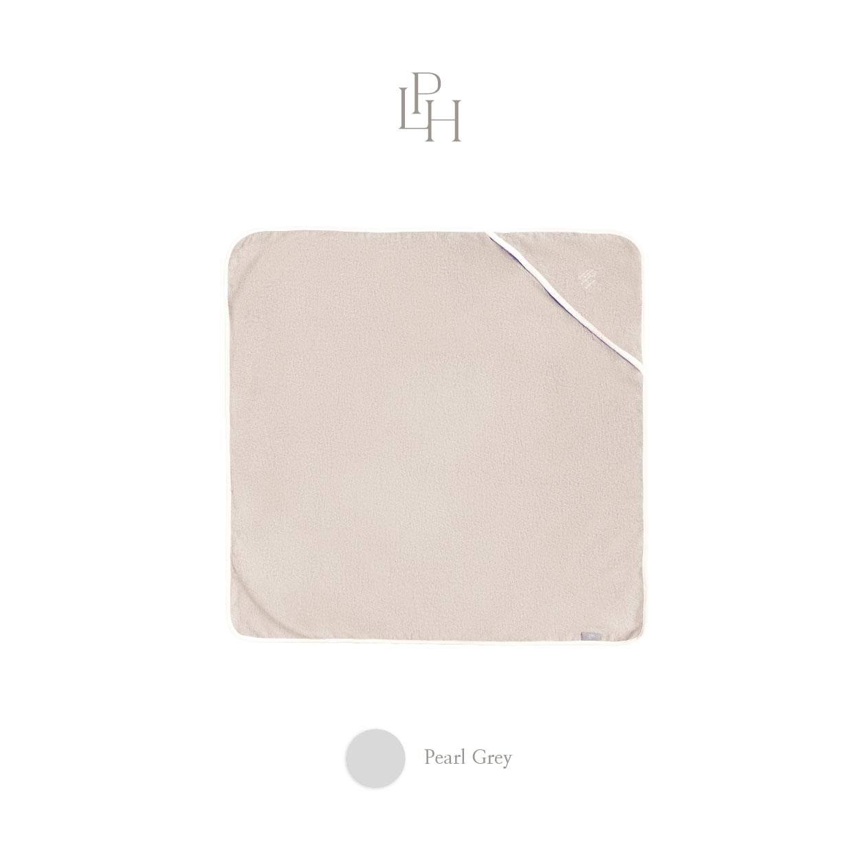 Bam Bam Unisex White Hooded Towel & Slippers in Giftbox