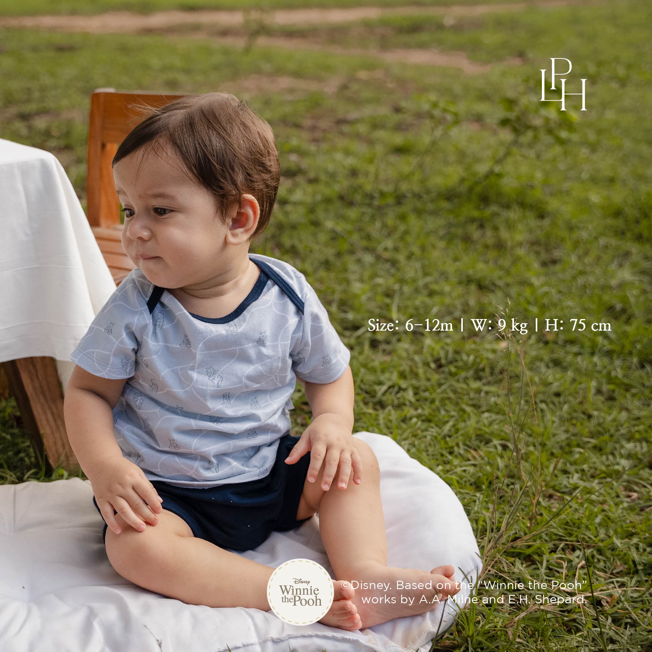 Disney's Winnie The Pooh Baby Boy Attire Set