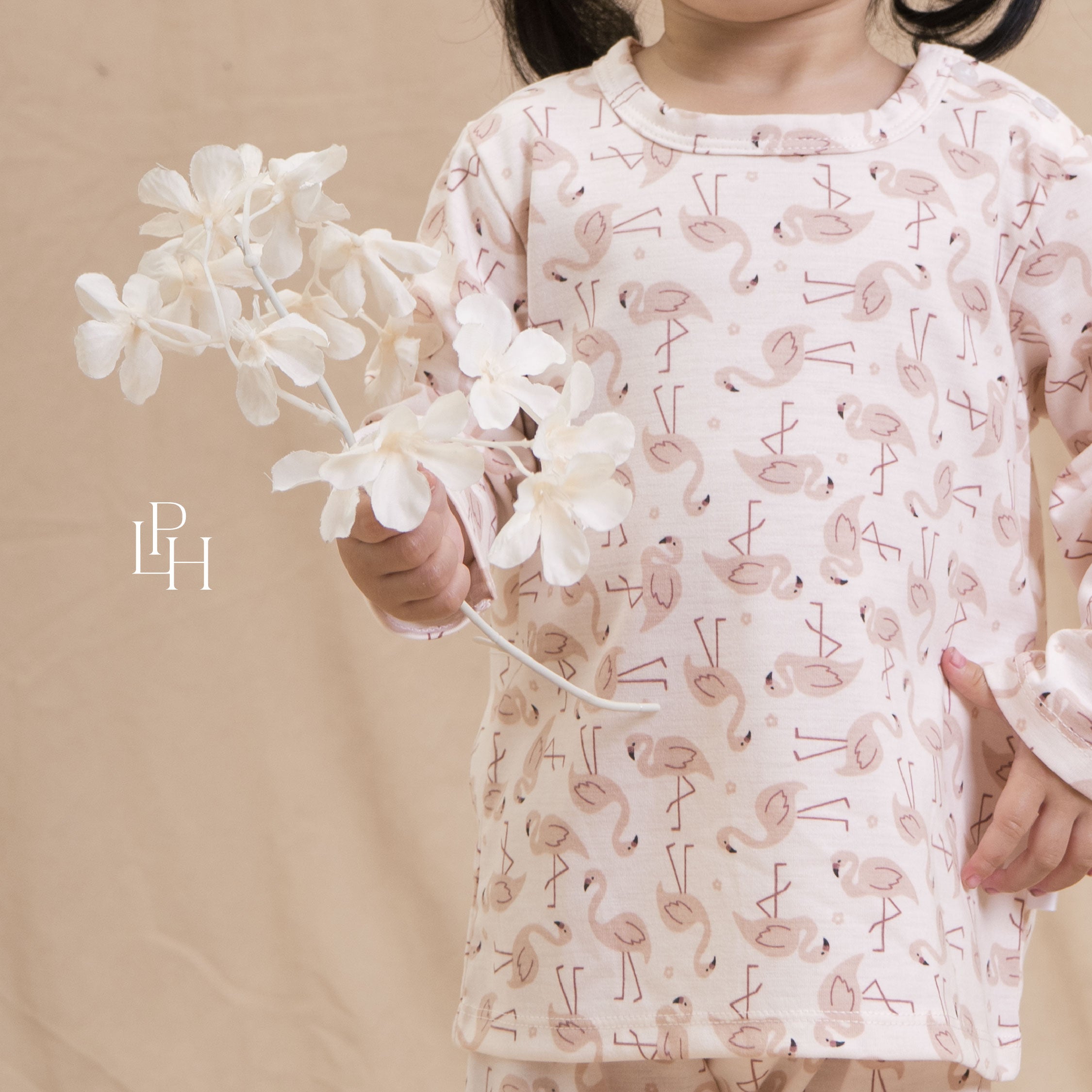 Little Wear Shoulder Button Long Set 30.0