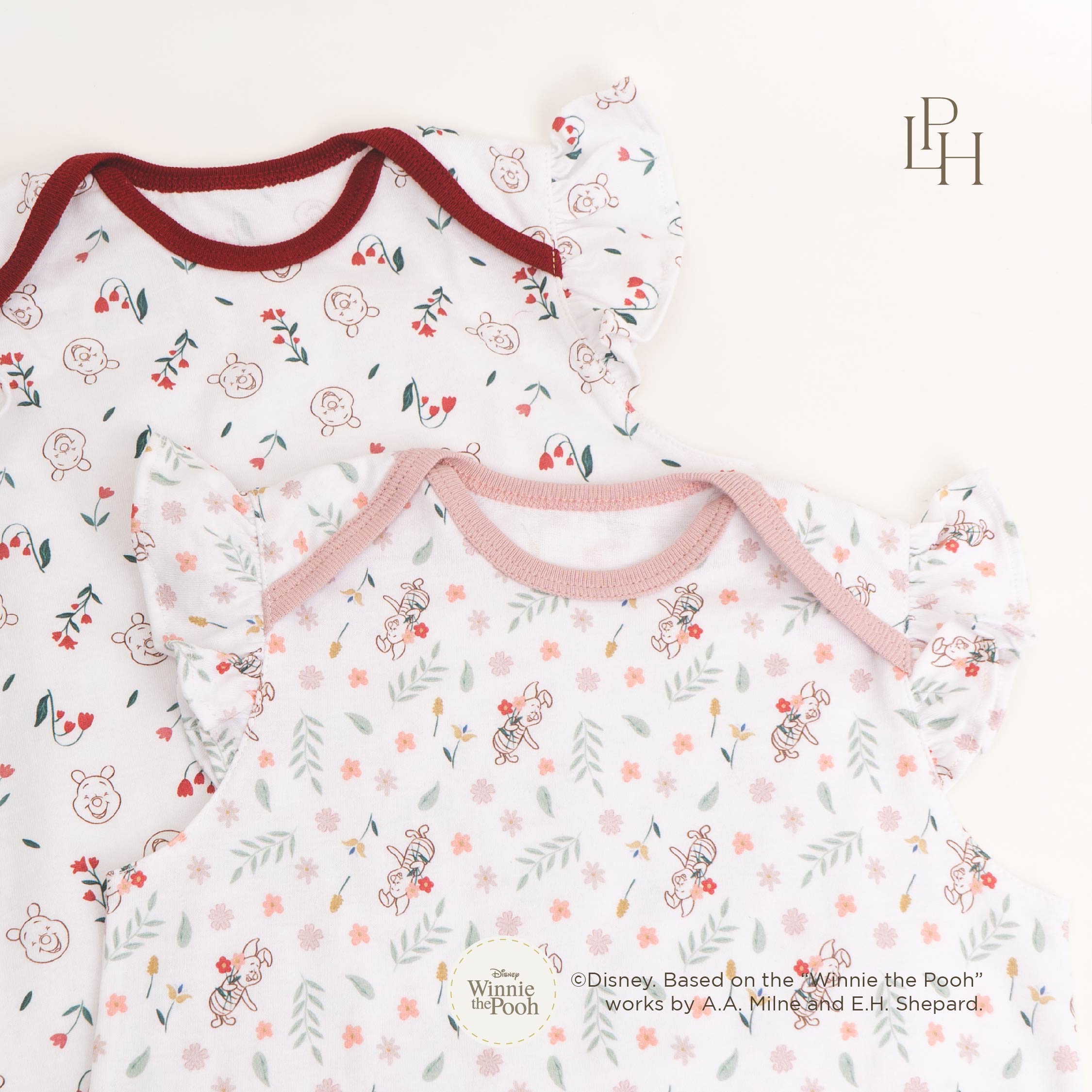 Disney's Winnie The Pooh Baby Girl Attire Set