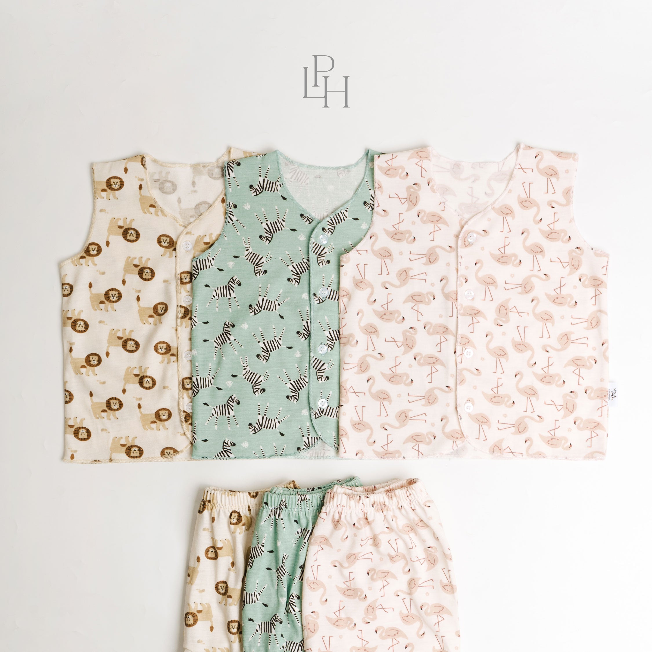 Little Wear Button Sleeveless Set 30.0