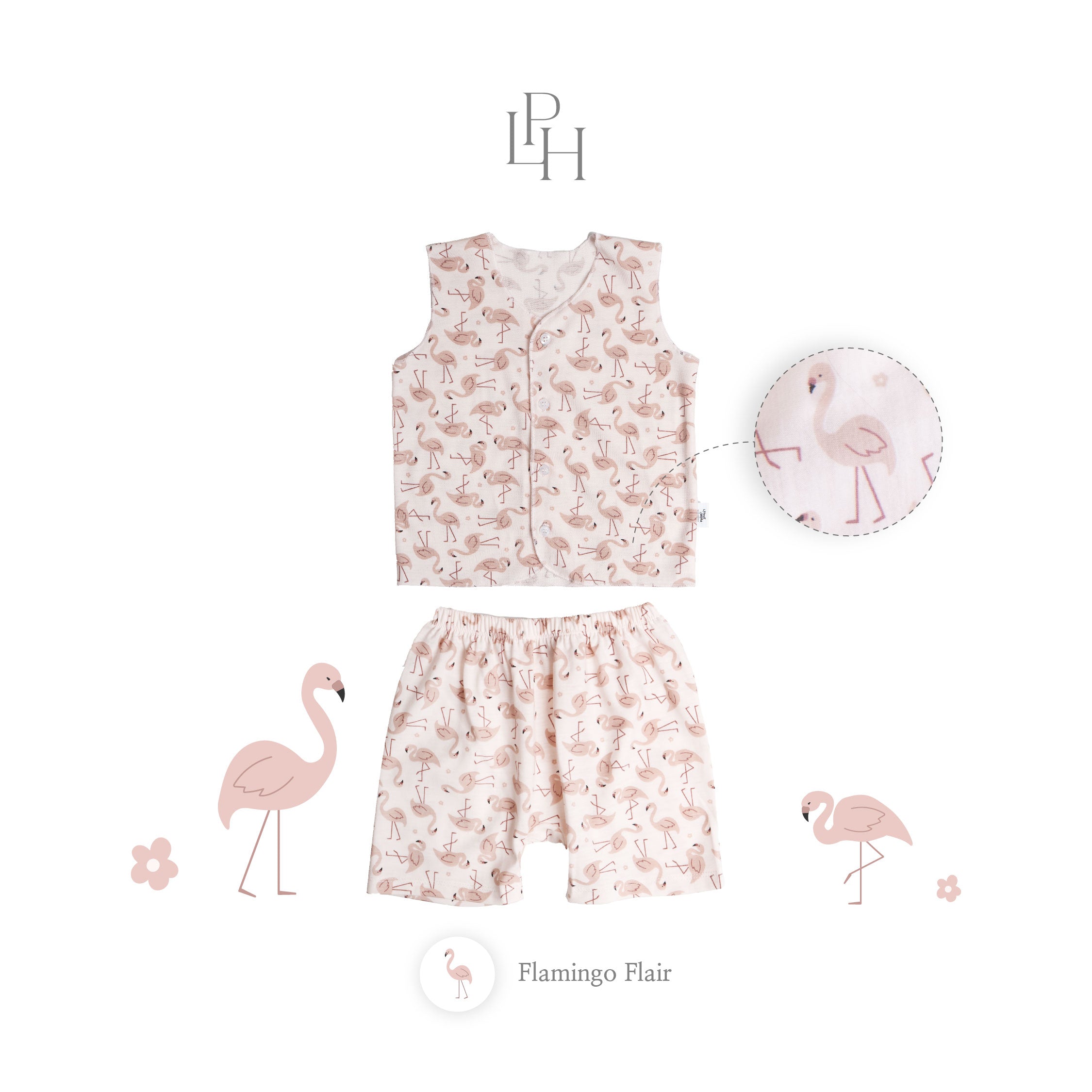 Little Wear Button Sleeveless Set 30.0