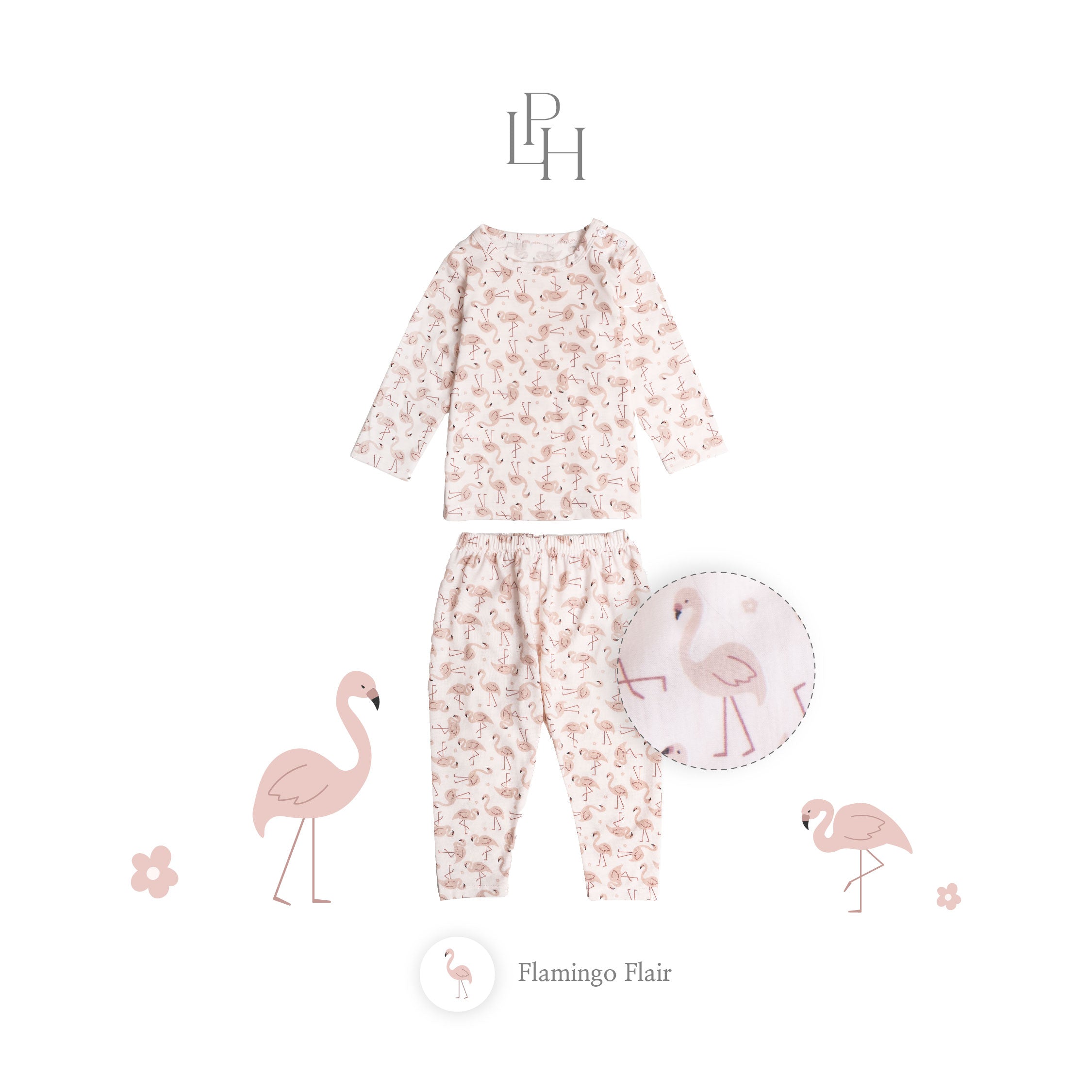 Little Wear Shoulder Button Long Set 30.0