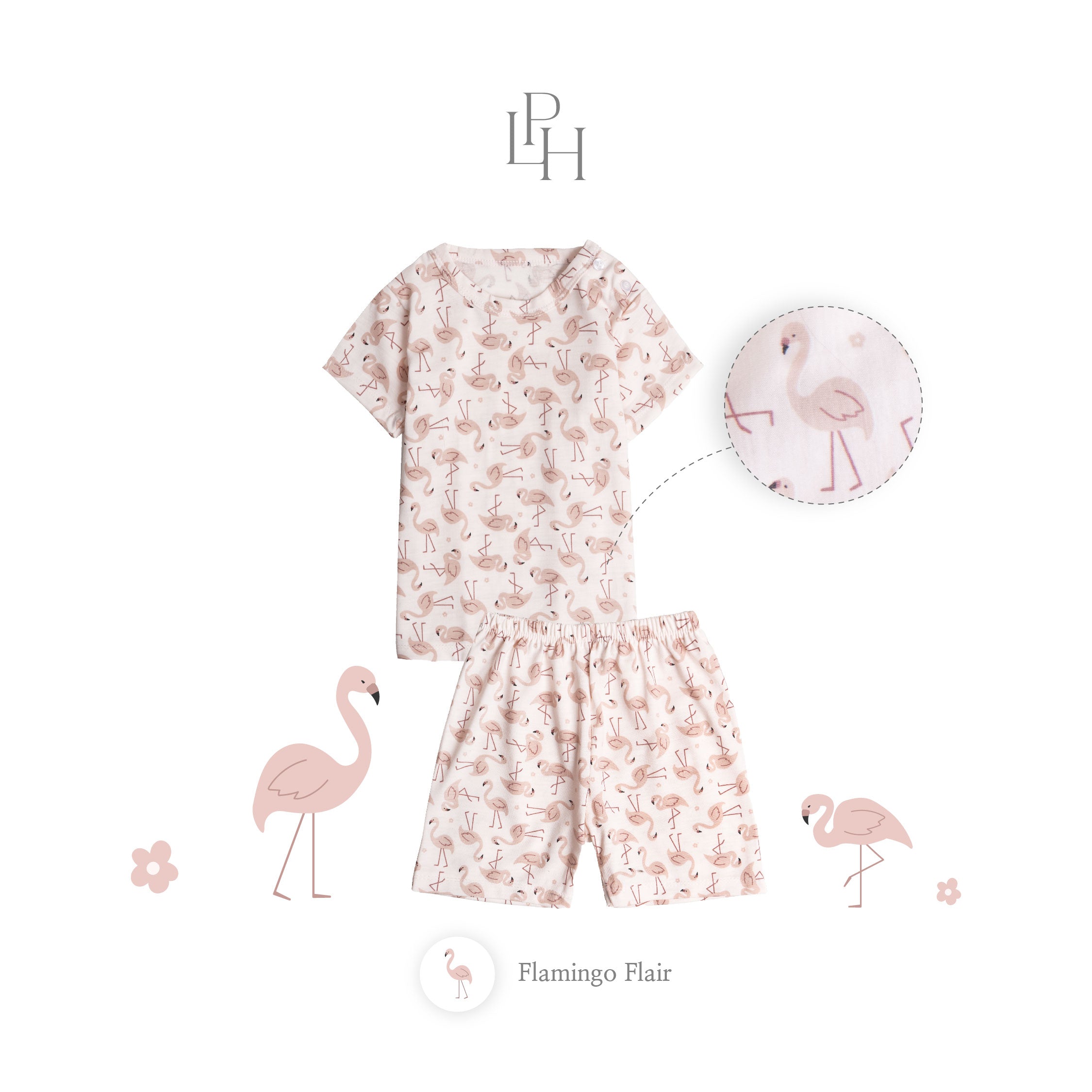 Little Wear Shoulder Button Short Set 30.0