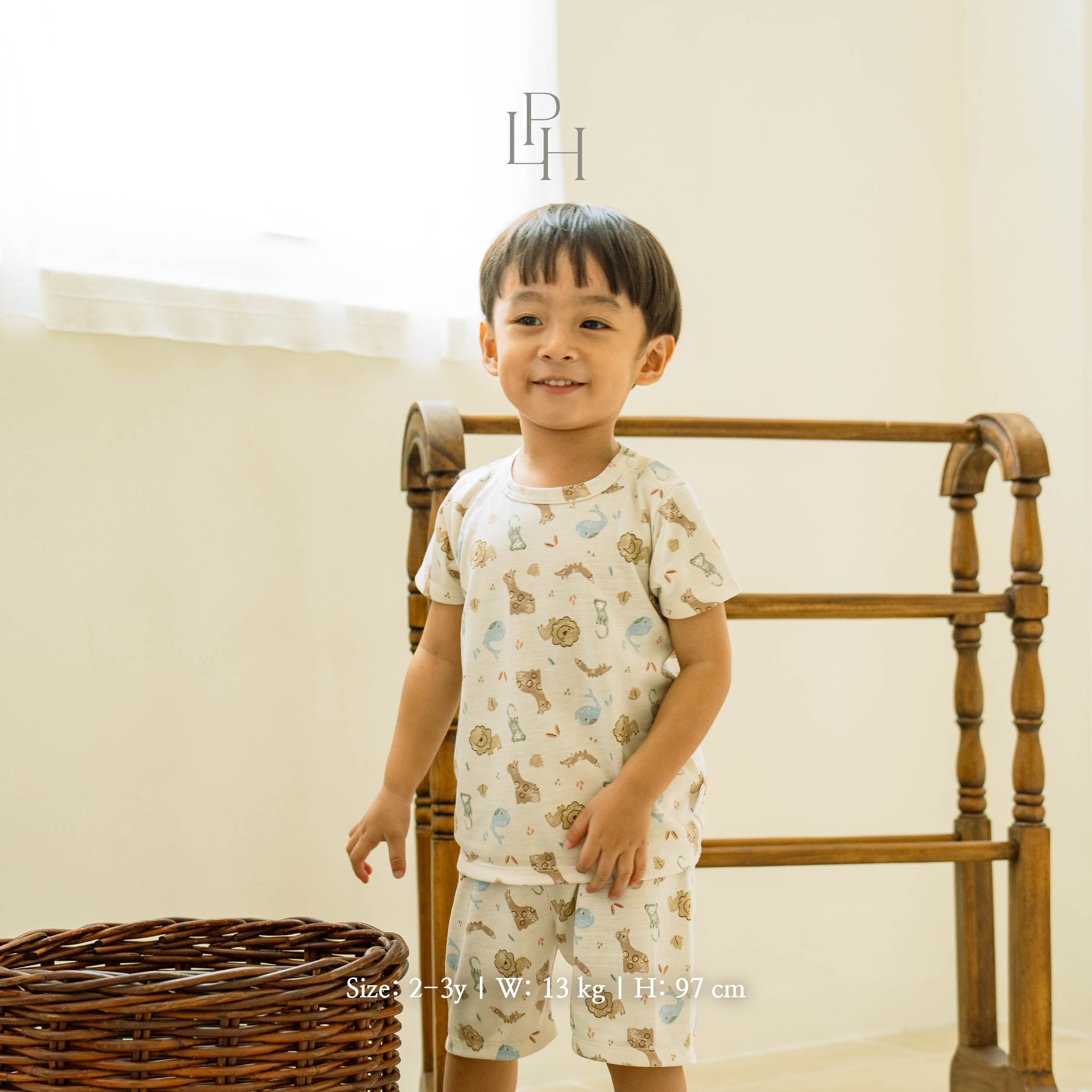 Little Wear Shoulder Button Short Set 31.0