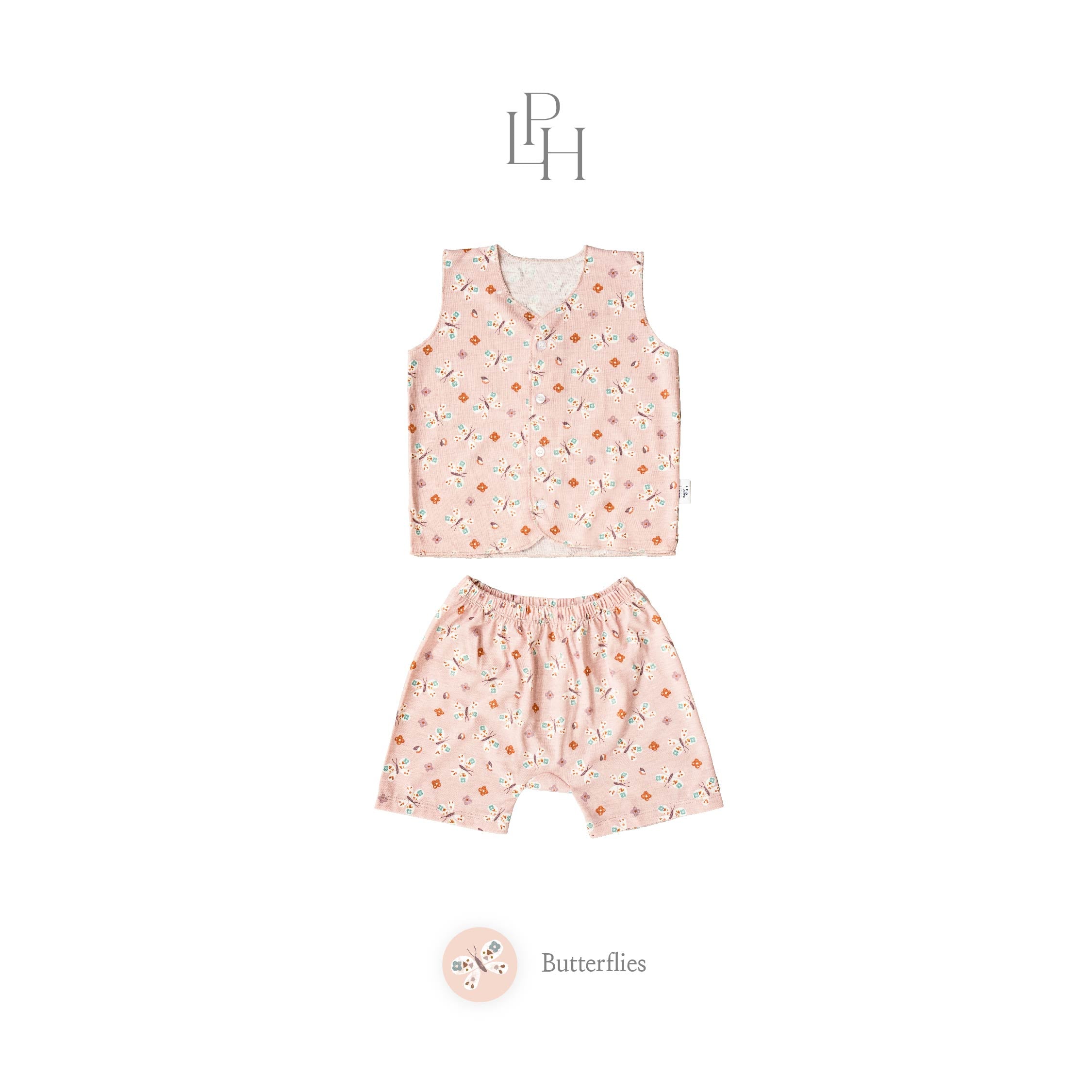Little Wear Button Sleeveless Set 31.0
