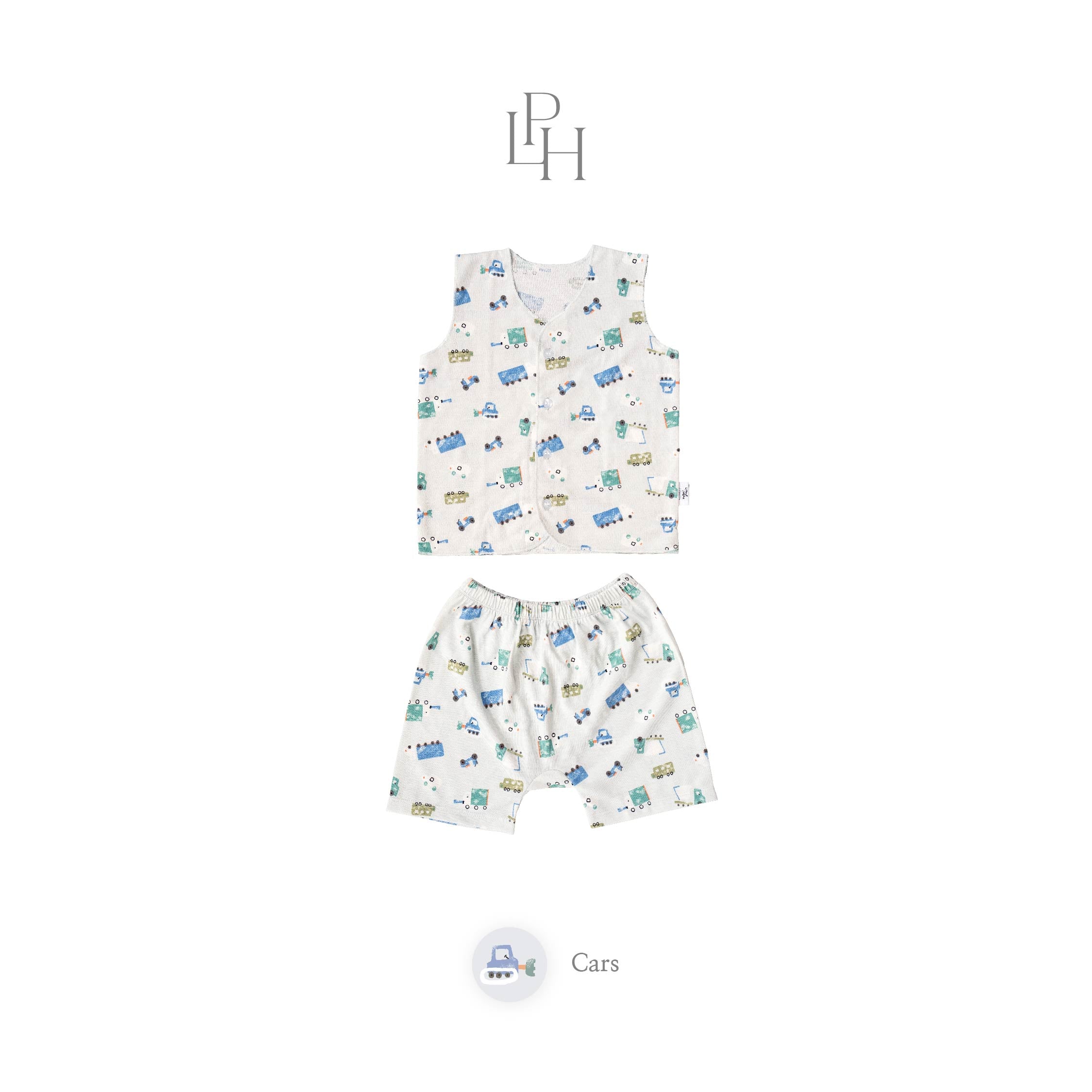 Little Wear Button Sleeveless Set 31.0